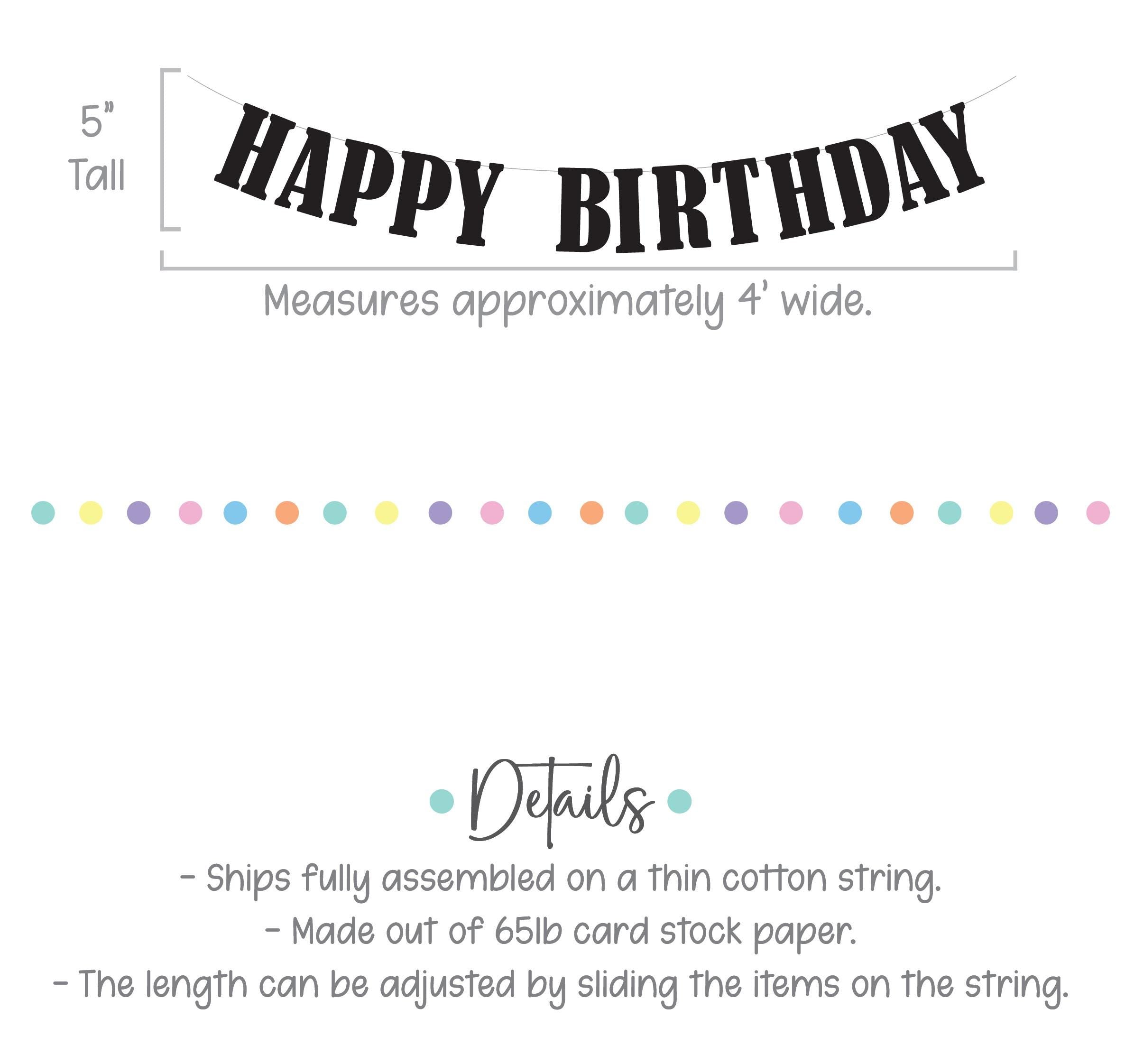 Western Themed Happy Birthday Banner, Rodeo Birthday Decorations, Country Birthday Banner, Happy Birthday Sign, Wild West Birthday Party
