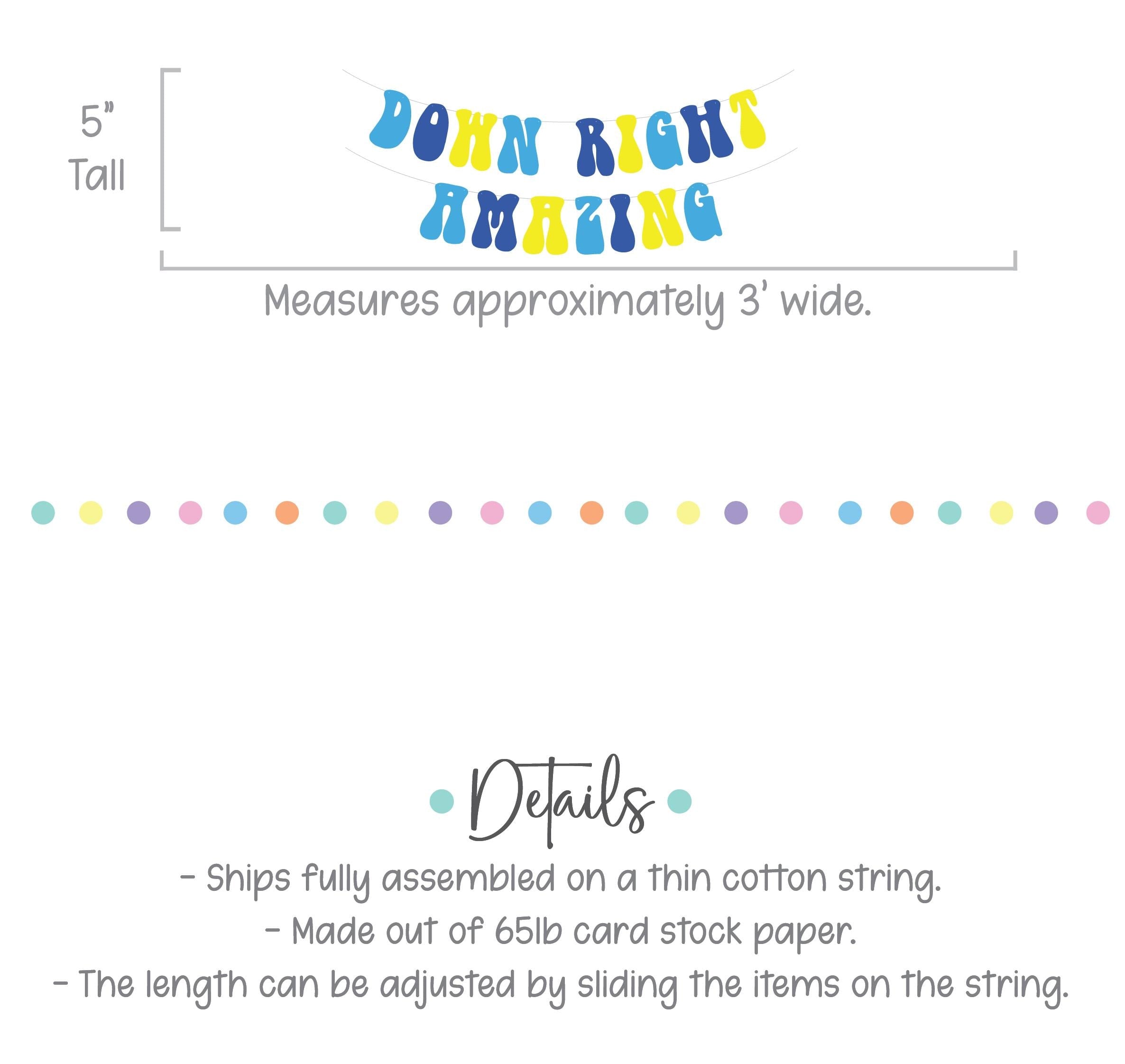 Down Right Amazing, Down Syndrome Awareness, Down Syndrome Baby Shower Decorations, World Down Syndrome Day Celebration