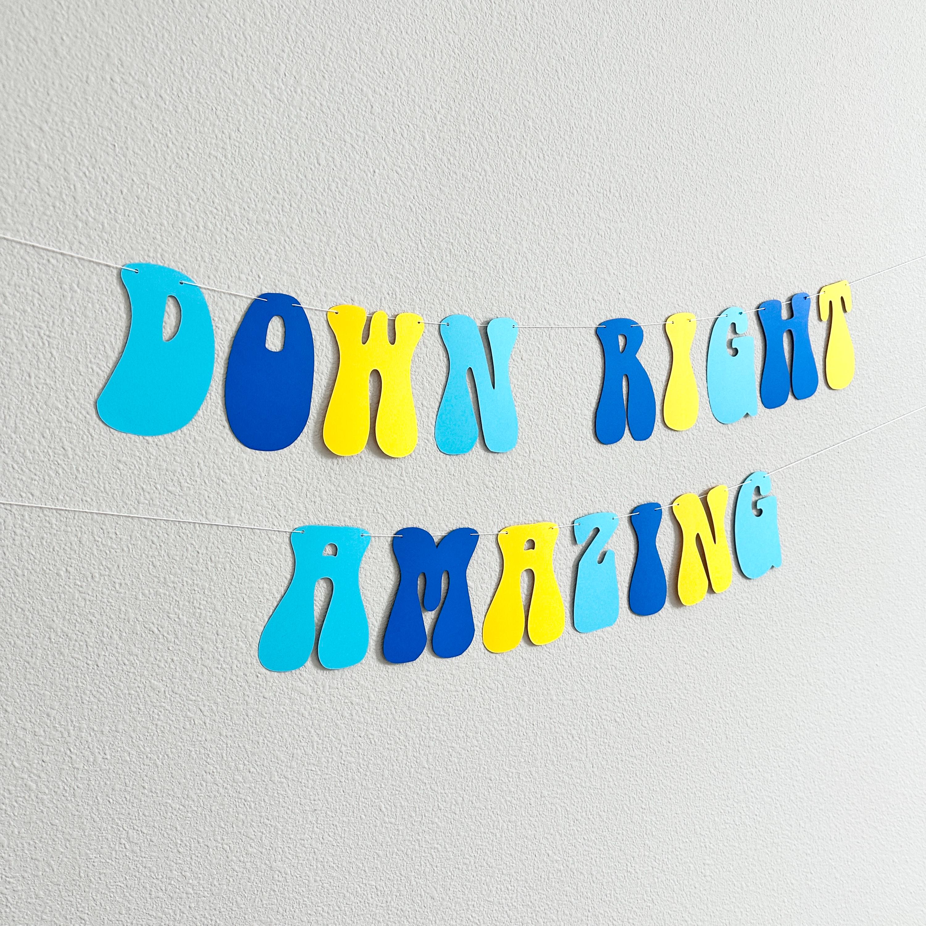 Down Right Amazing, Down Syndrome Awareness, Down Syndrome Baby Shower Decorations, World Down Syndrome Day Celebration