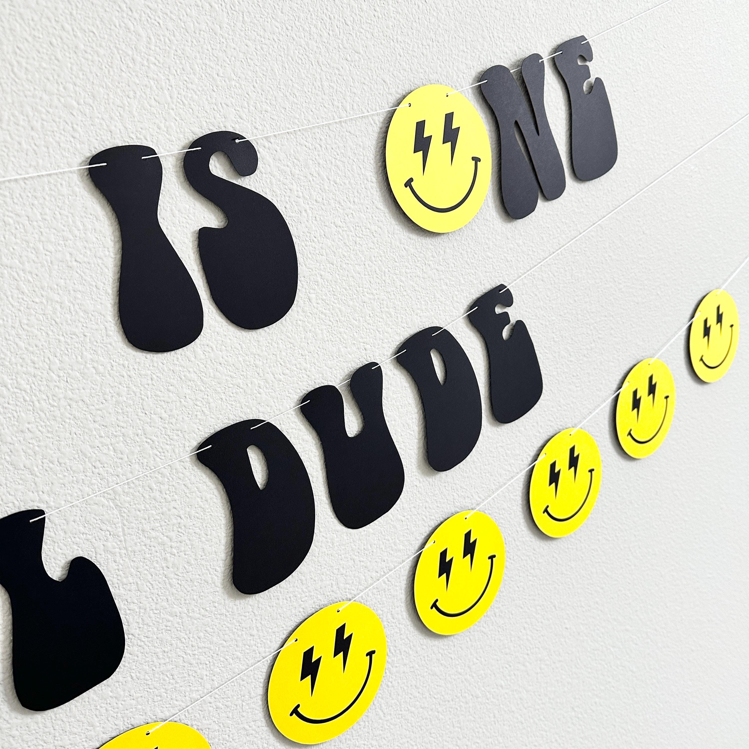 Name Is One Cool Dude, 1st Birthday Ideas, Cool Dude Birthday Theme, One Cool Dude Banner, Cool birthday Decorations