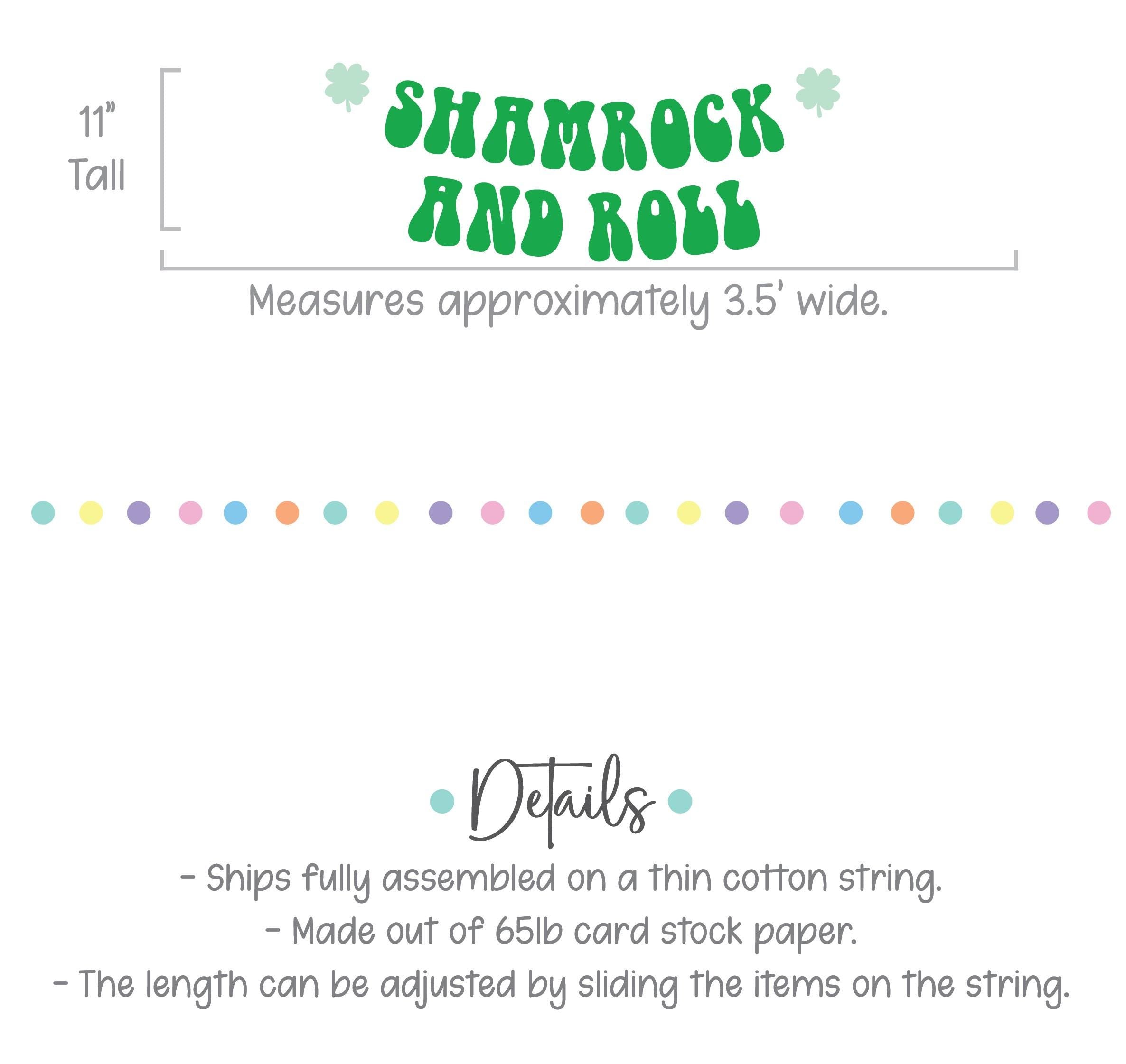 Shamrock And Roll, St. Patrick&#39;s Day Decorations, Shamrock Birthday Party, St. Patrick&#39;s Day Themed Party Decorations, St. Patrick&#39;s Day
