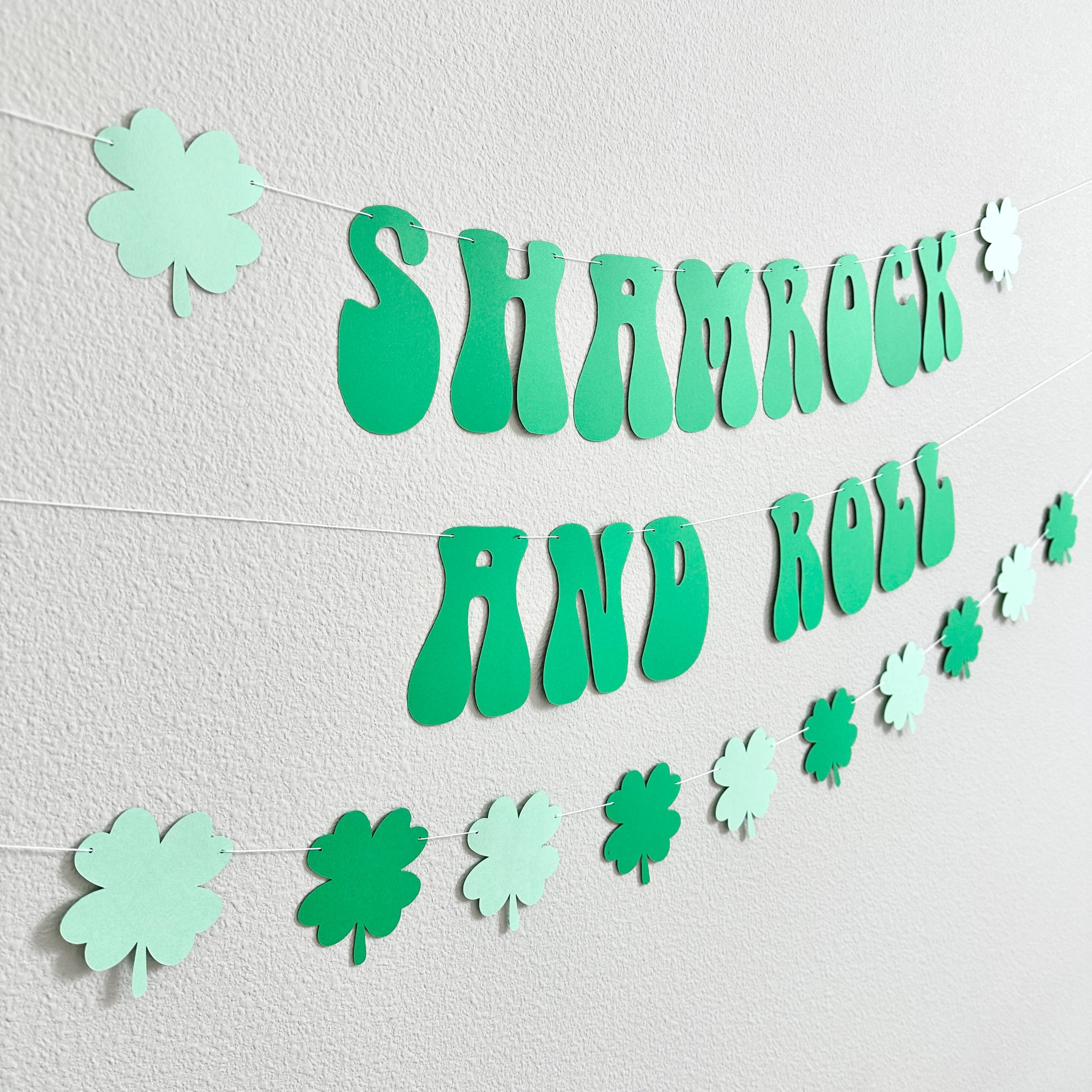 Shamrock And Roll, St. Patrick&#39;s Day Decorations, Shamrock Birthday Party, St. Patrick&#39;s Day Themed Party Decorations, St. Patrick&#39;s Day