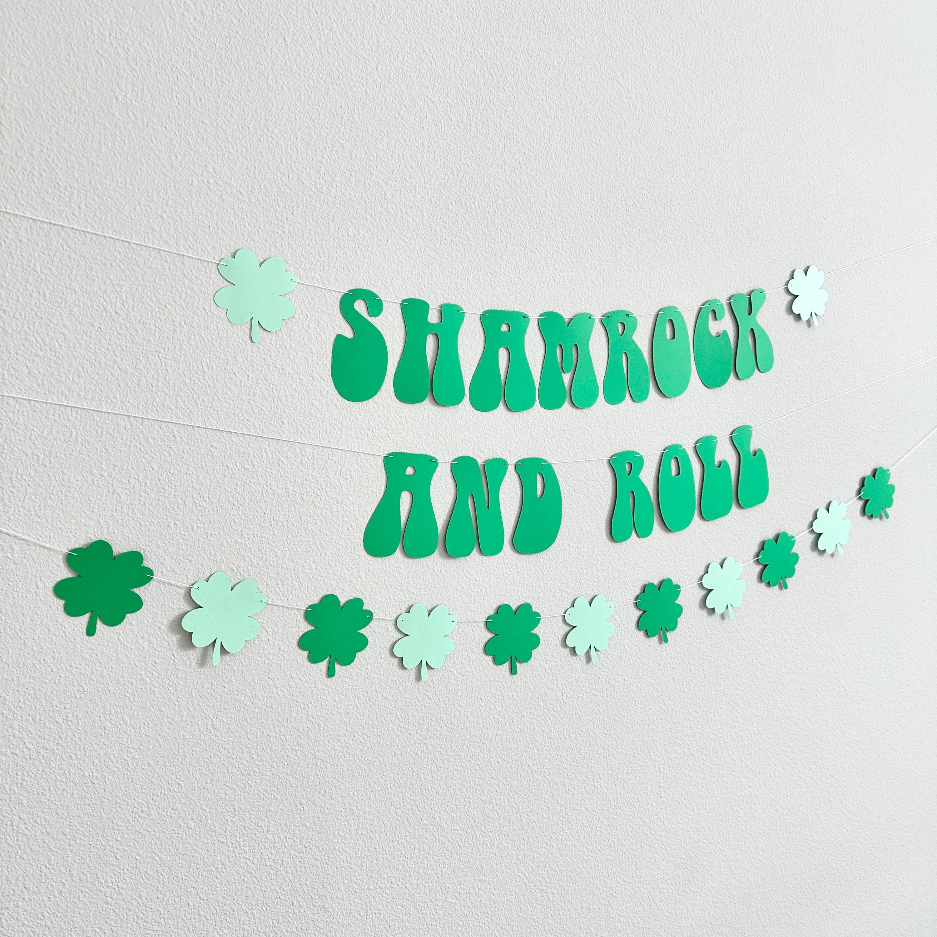 Shamrock And Roll, St. Patrick&#39;s Day Decorations, Shamrock Birthday Party, St. Patrick&#39;s Day Themed Party Decorations, St. Patrick&#39;s Day