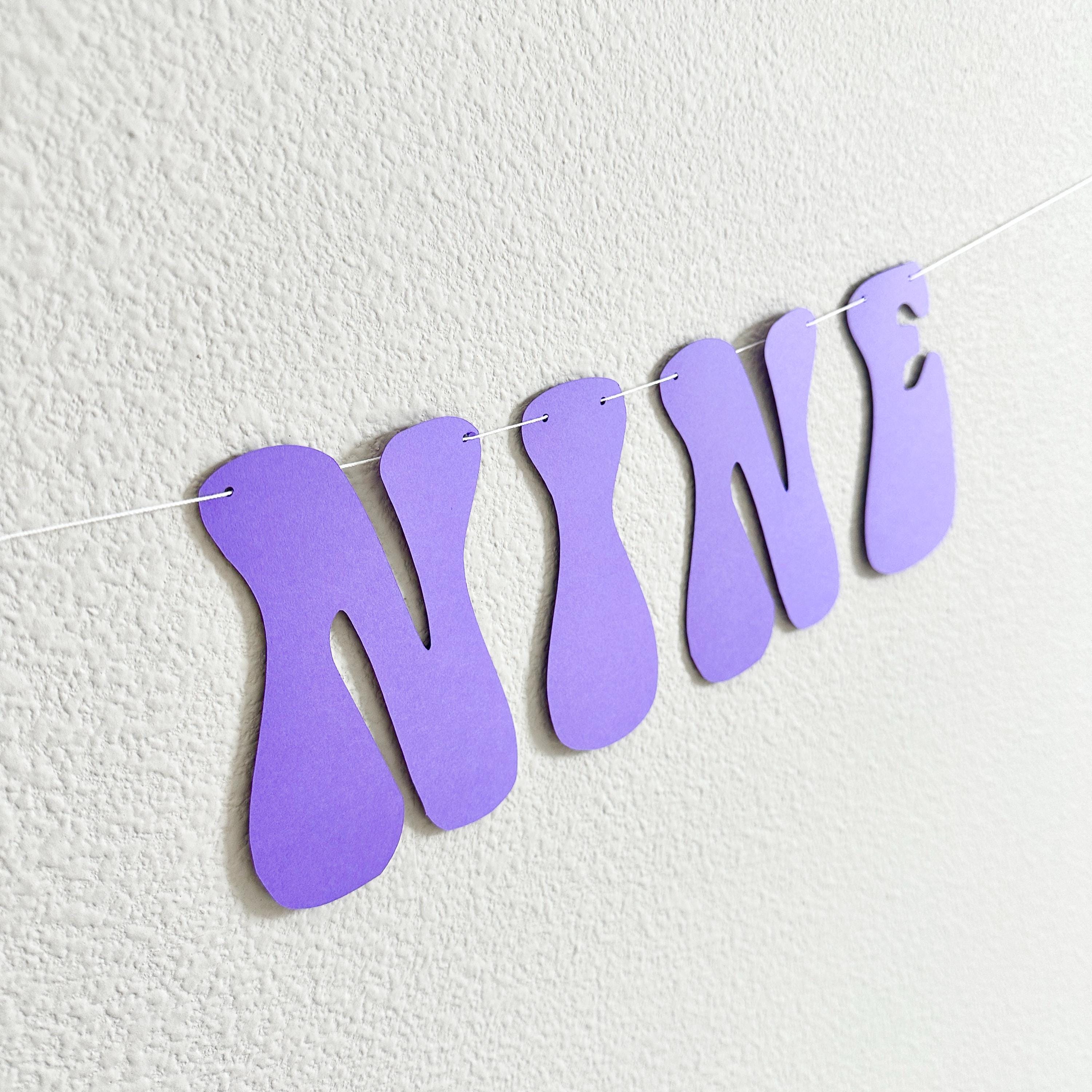 Feline Nine, 9th Birthday Party Decorations, Cat Themed 9th Birthday Party Banner, Cat Lovers 9th Birthday Party Ideas