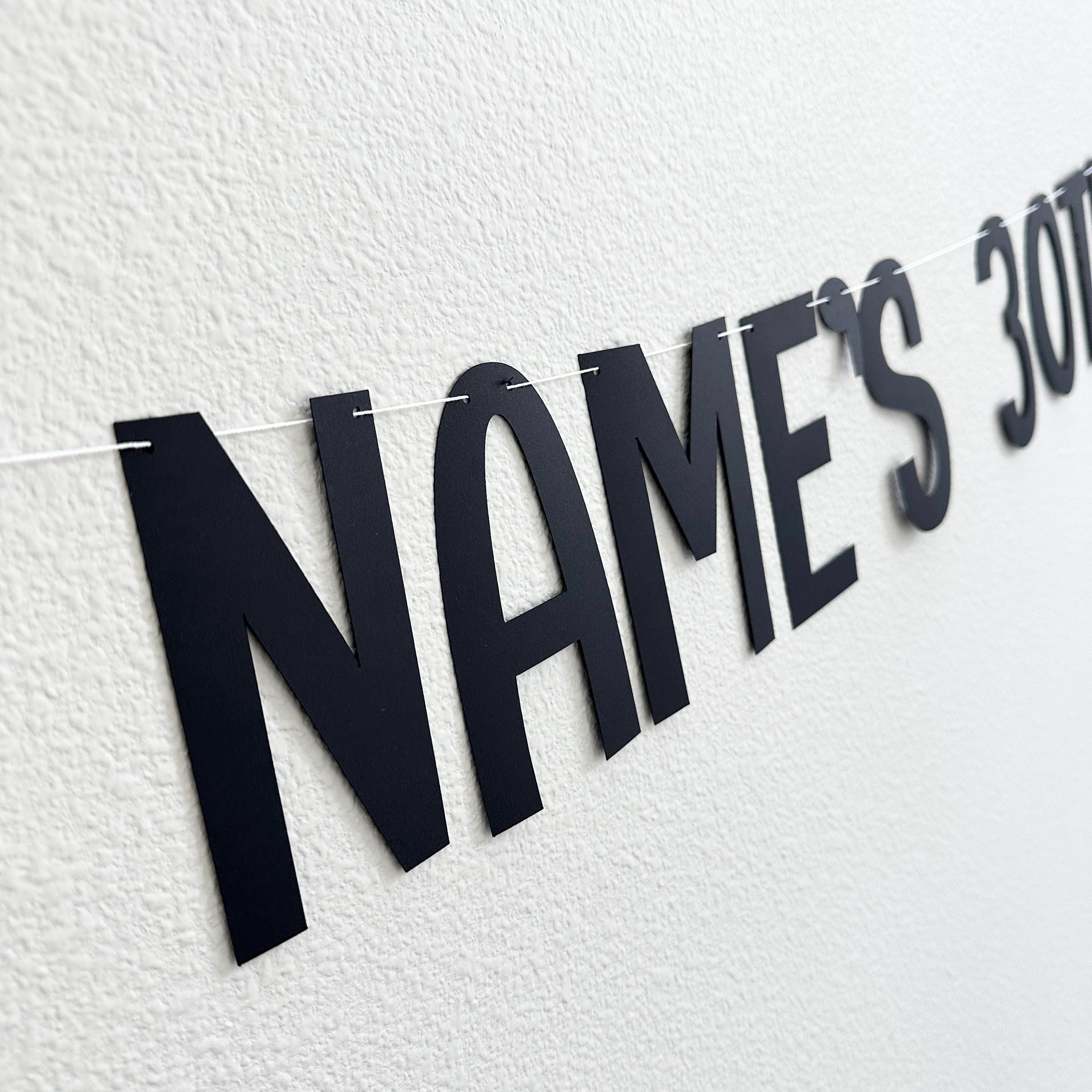 Name&#39;s 30th Rodeo Banner, 30th Birthday Party Theme Decorations, Men&#39;s 30th Birthday Party Banner, Custom 30th Birthday Party Sign