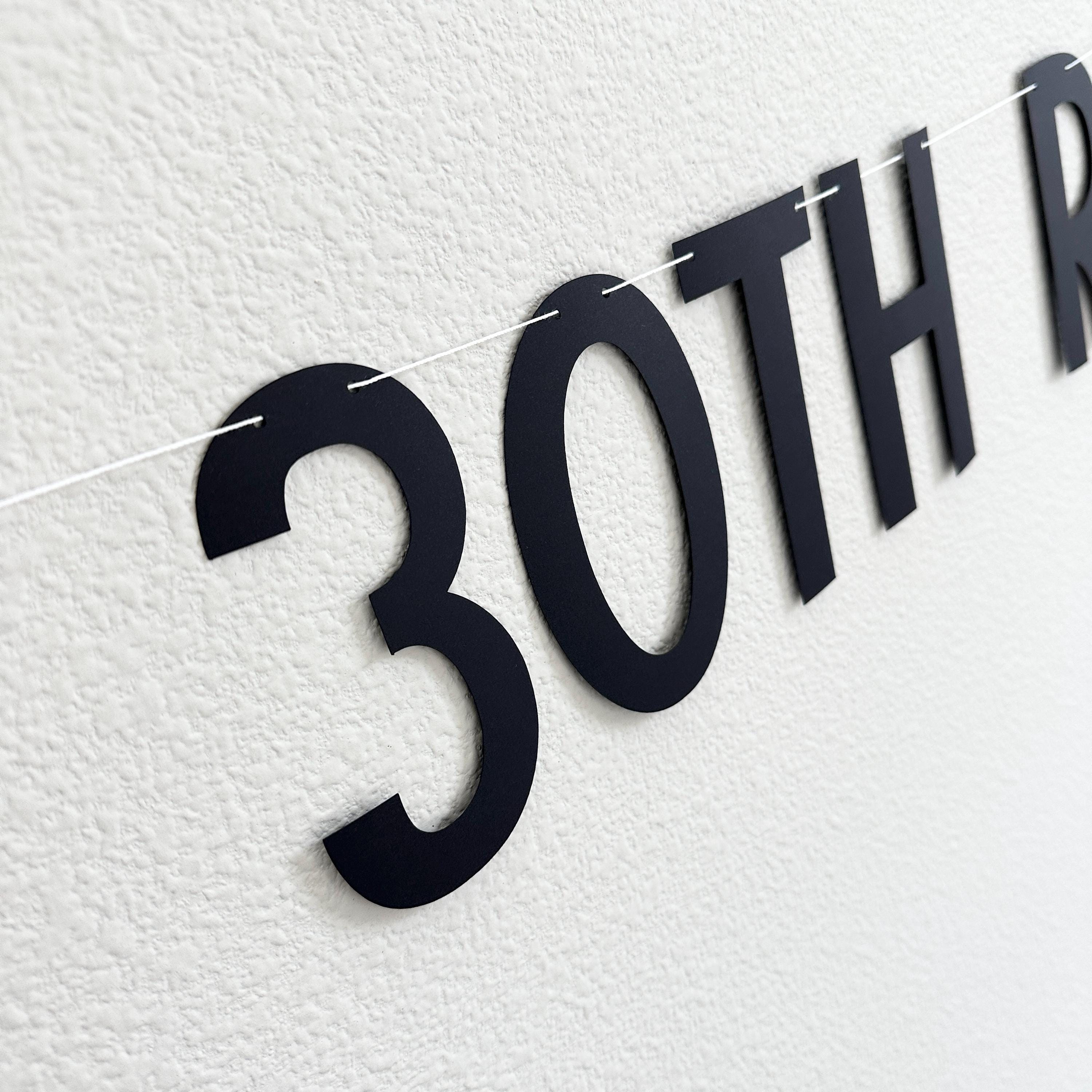 Name&#39;s 30th Rodeo Banner, 30th Birthday Party Theme Decorations, Men&#39;s 30th Birthday Party Banner, Custom 30th Birthday Party Sign