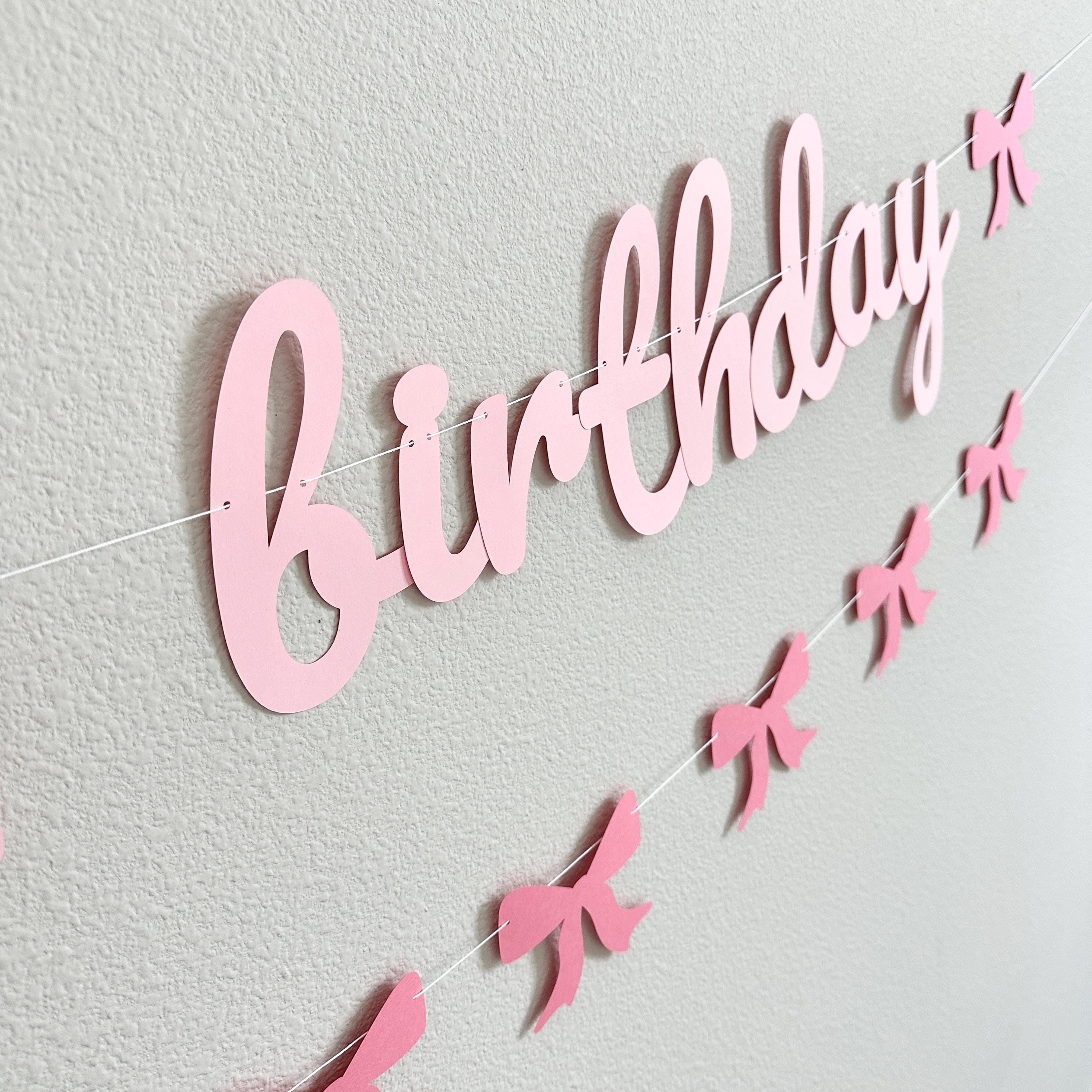 Happy 12th Birthday Banner, Coquette Themed 12th Birthday Party Decorations, Pink Bows Birthday Party, Girls 12th Birthday Ideas