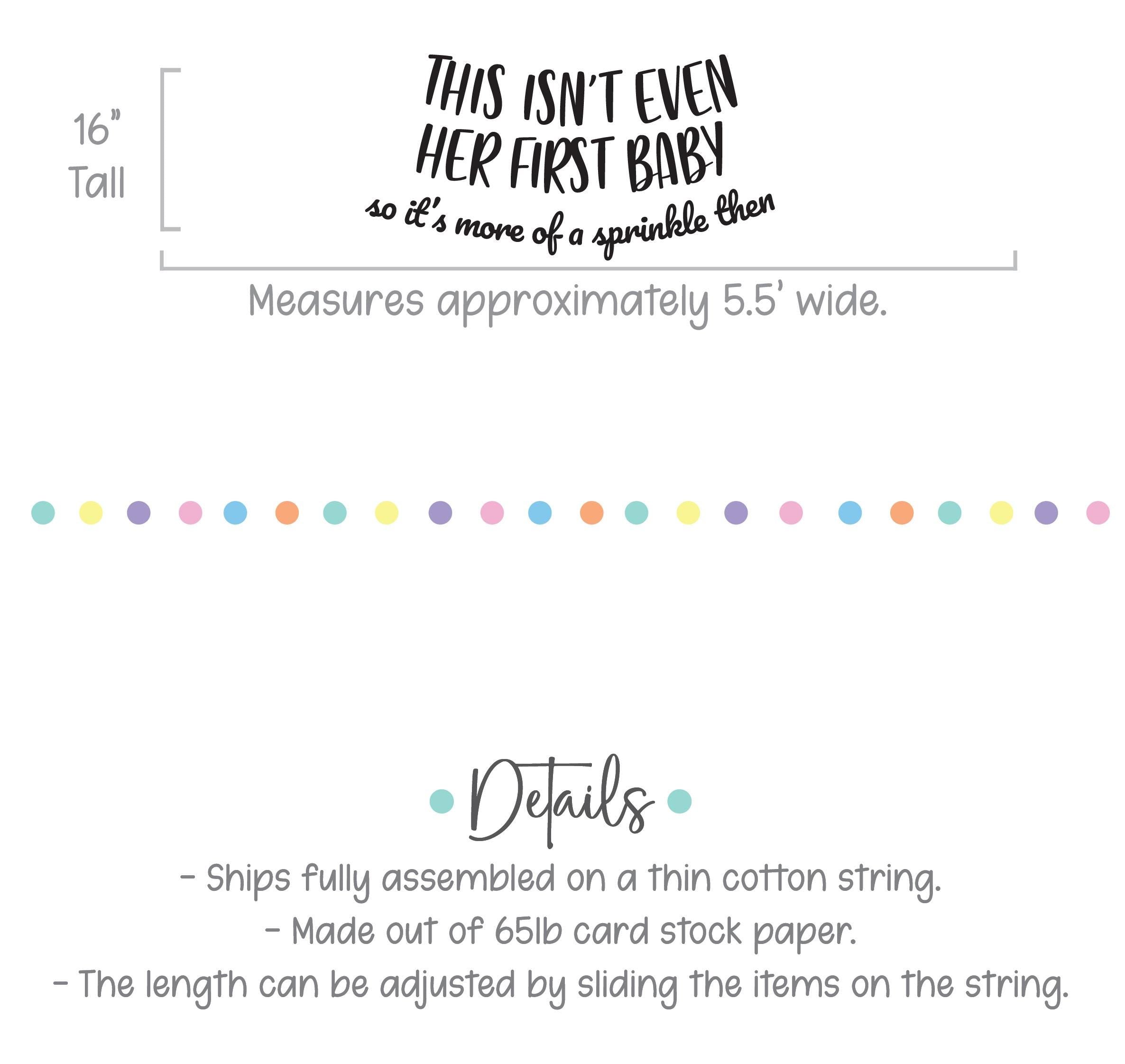 This Isn&#39;t Even Her First Baby So It&#39;s More Of A Sprinkle Then, Bebe Shower Banner, Baby Sprinkle Theme Ideas, 2nd Baby Shower