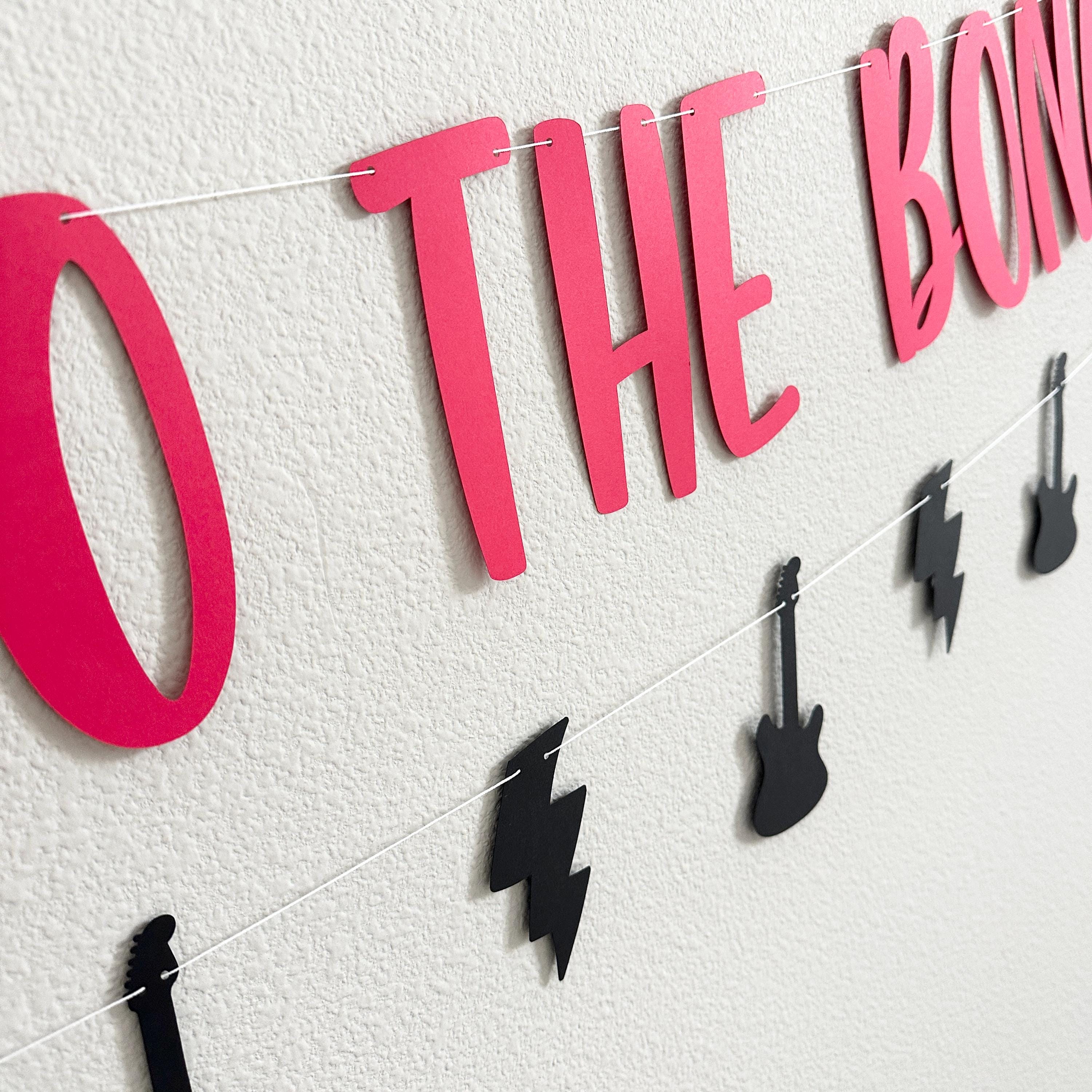 Bad Two the Bone Banner, 2nd Birthday Party Decorations, 2nd Birthday Theme Ideas, Rock 2nd Birthday Party, Boys Second Birthday Party