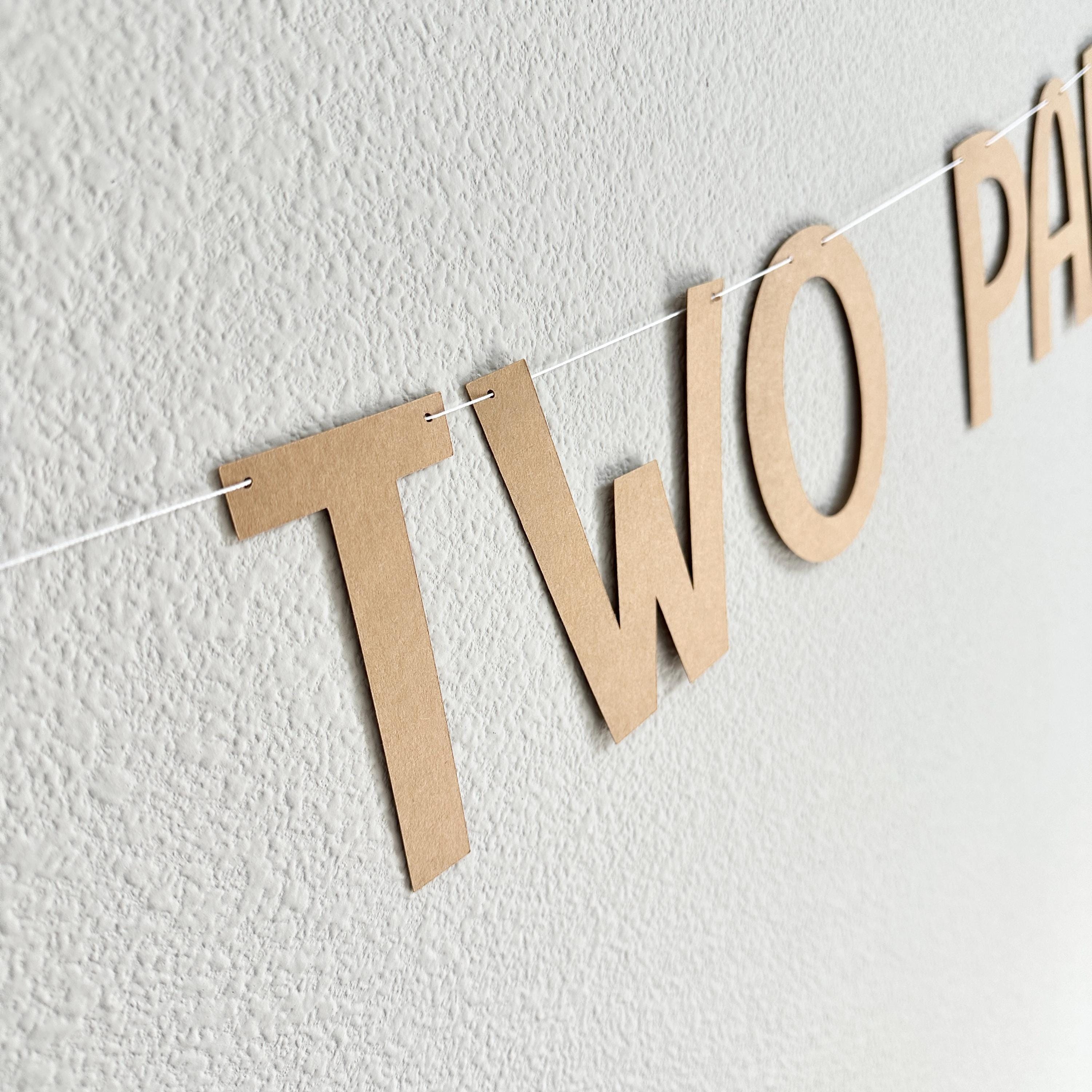 Ready Two Party Banner, 2nd Birthday Party Decorations, 2nd Birthday Theme Ideas, Second Birthday Party Banner, 2nd Birthday