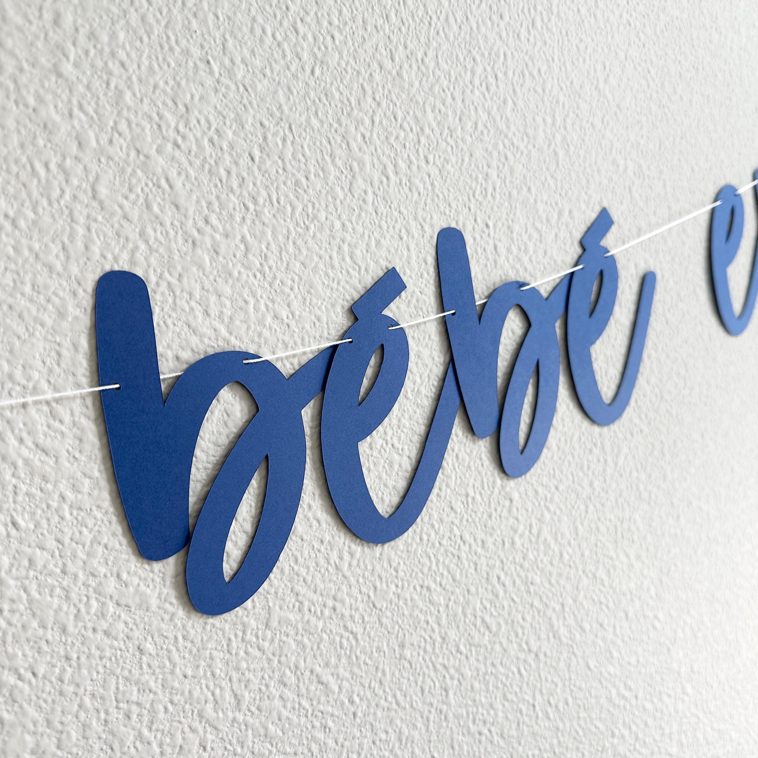 Bebe In Route, Bebe In Route Banner, Bebe Decorations, Baby Shower Decorations, Bebe Shower Banner, Baby Shower Ideas