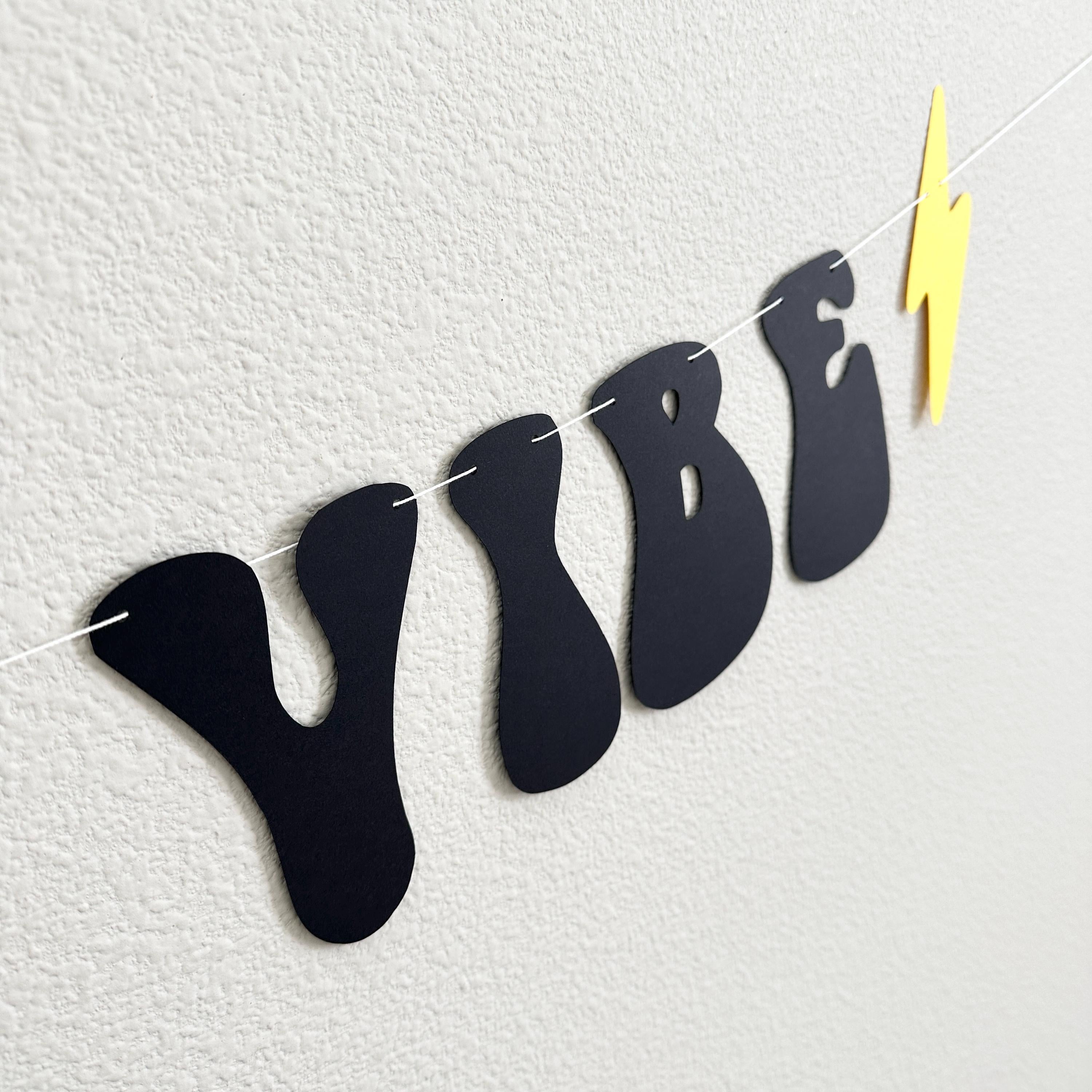 Five Is A Vibe, 5th Birthday Party Banner, Five Is A Vibe Banner, 5 Is A Vibe Decorations, 5th Birthday Decorations, 5th Birthday