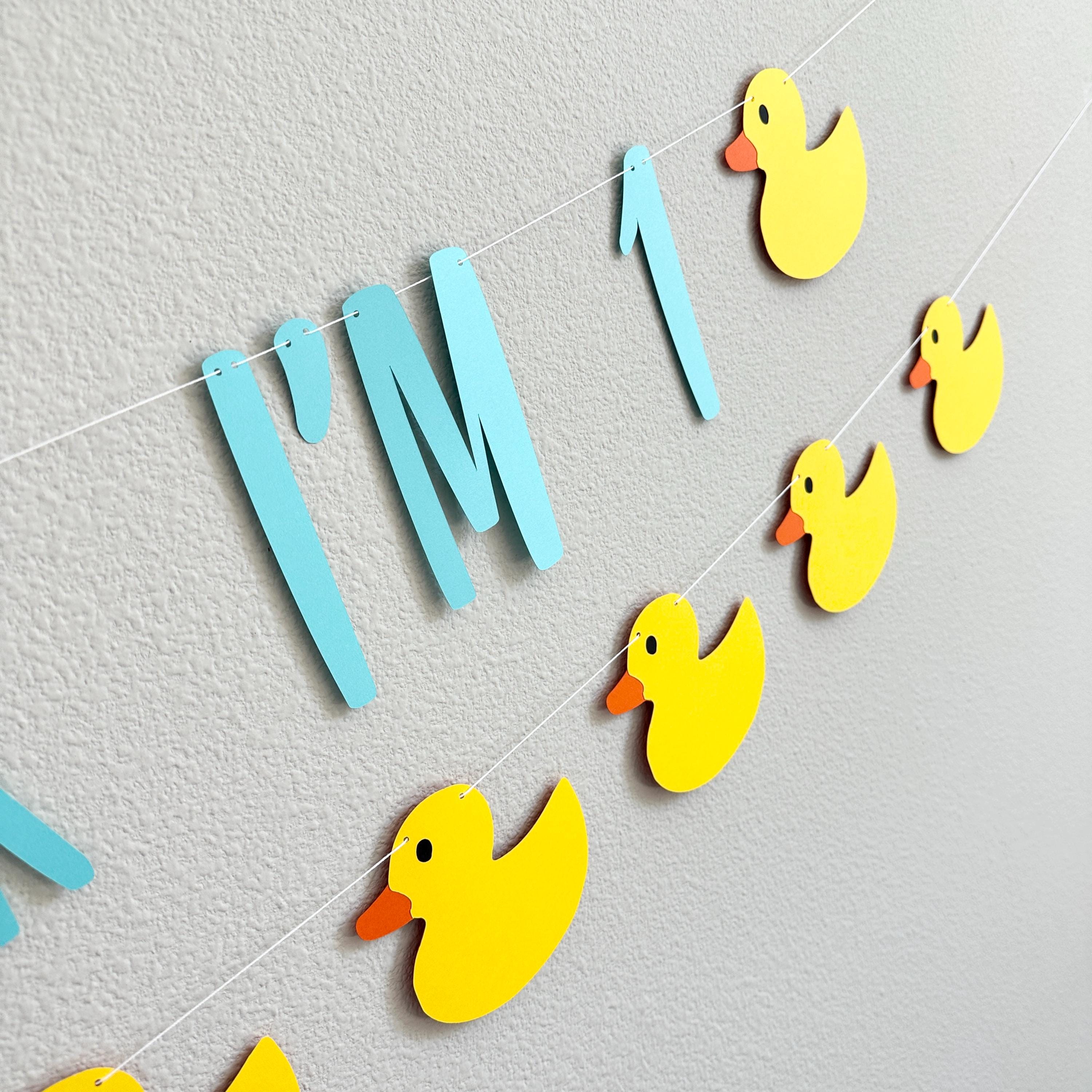Holy Duck I&#39;m 1, Duck Birthday, First Birthday, 1st Birthday Party Theme Ideas, Rubber Duck Theme, Yellow Ducks