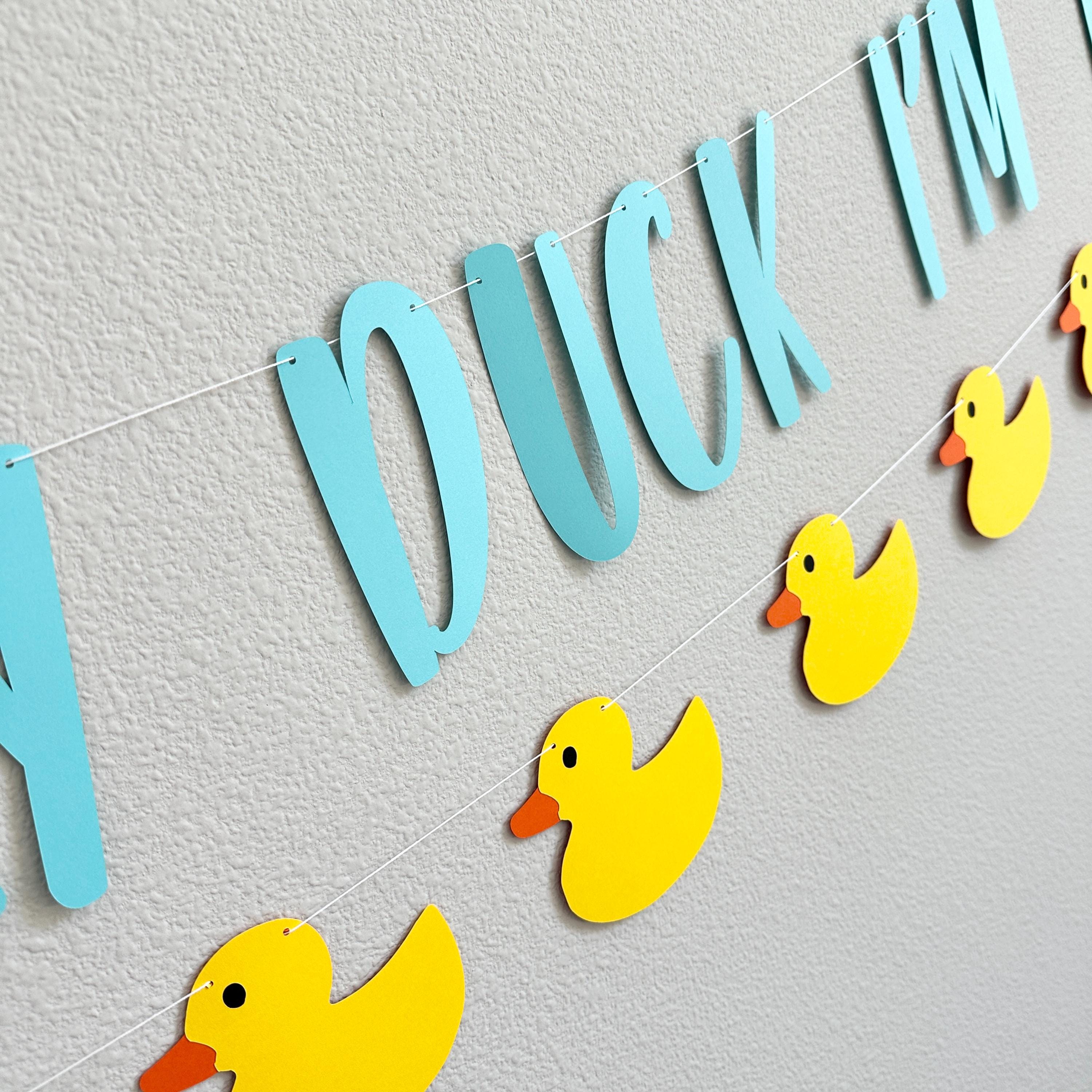 Holy Duck I&#39;m 1, Duck Birthday, First Birthday, 1st Birthday Party Theme Ideas, Rubber Duck Theme, Yellow Ducks