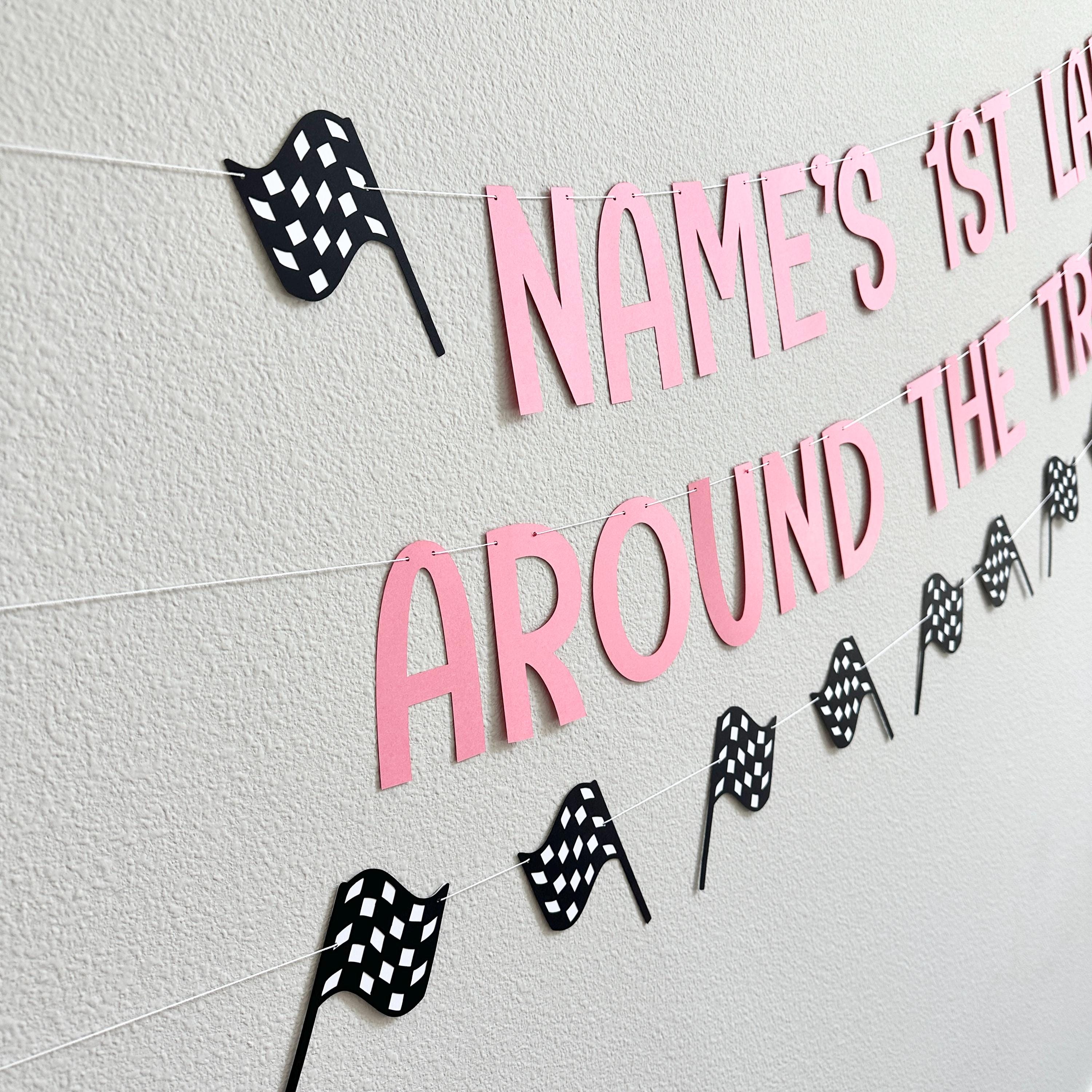 1st Lap Around The Track, Racing 1st Birthday Decorations, 1st Birthday Party, First Birthday Ideas, Girls 1st Birthday Theme Ideas