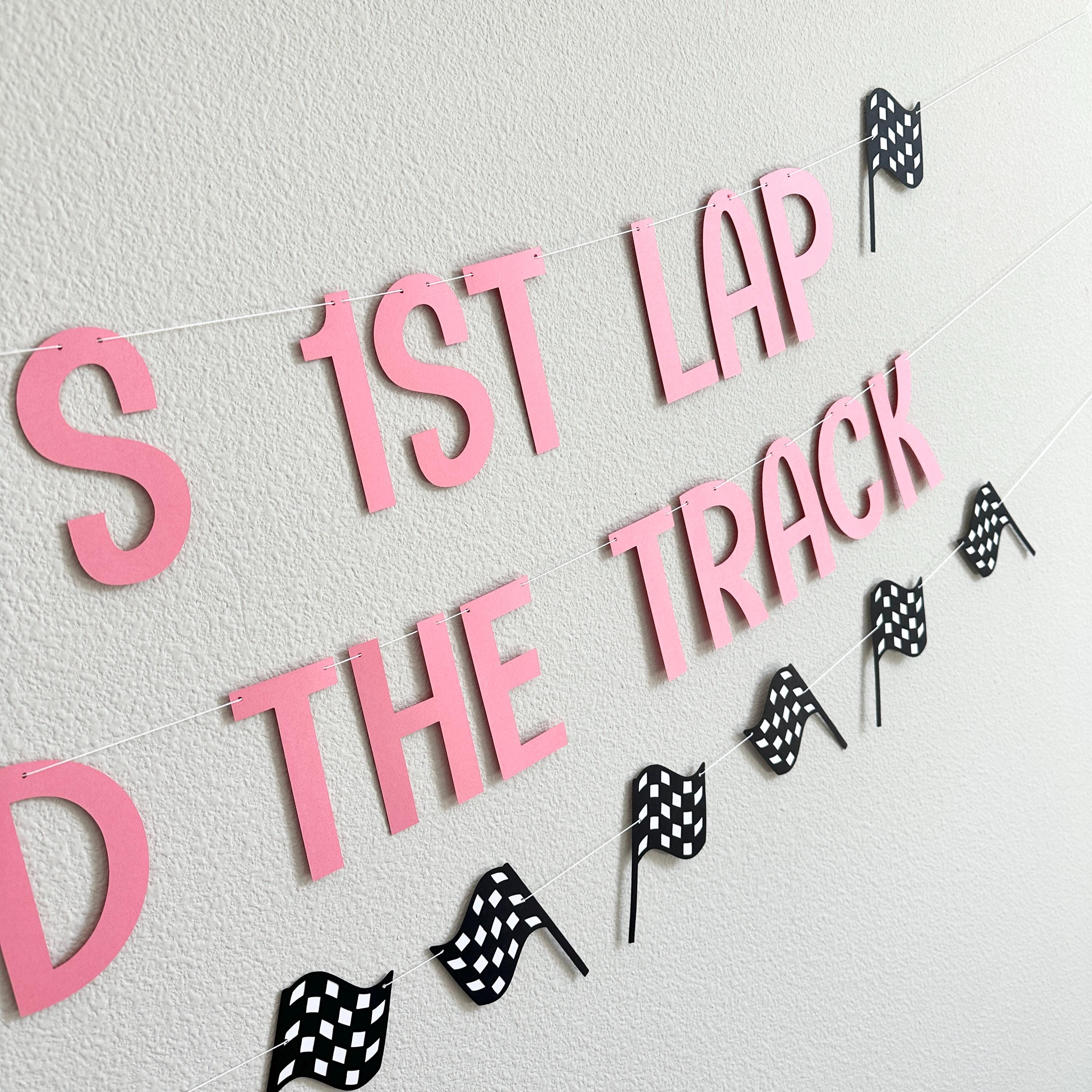 1st Lap Around The Track, Racing 1st Birthday Decorations, 1st Birthday Party, First Birthday Ideas, Girls 1st Birthday Theme Ideas