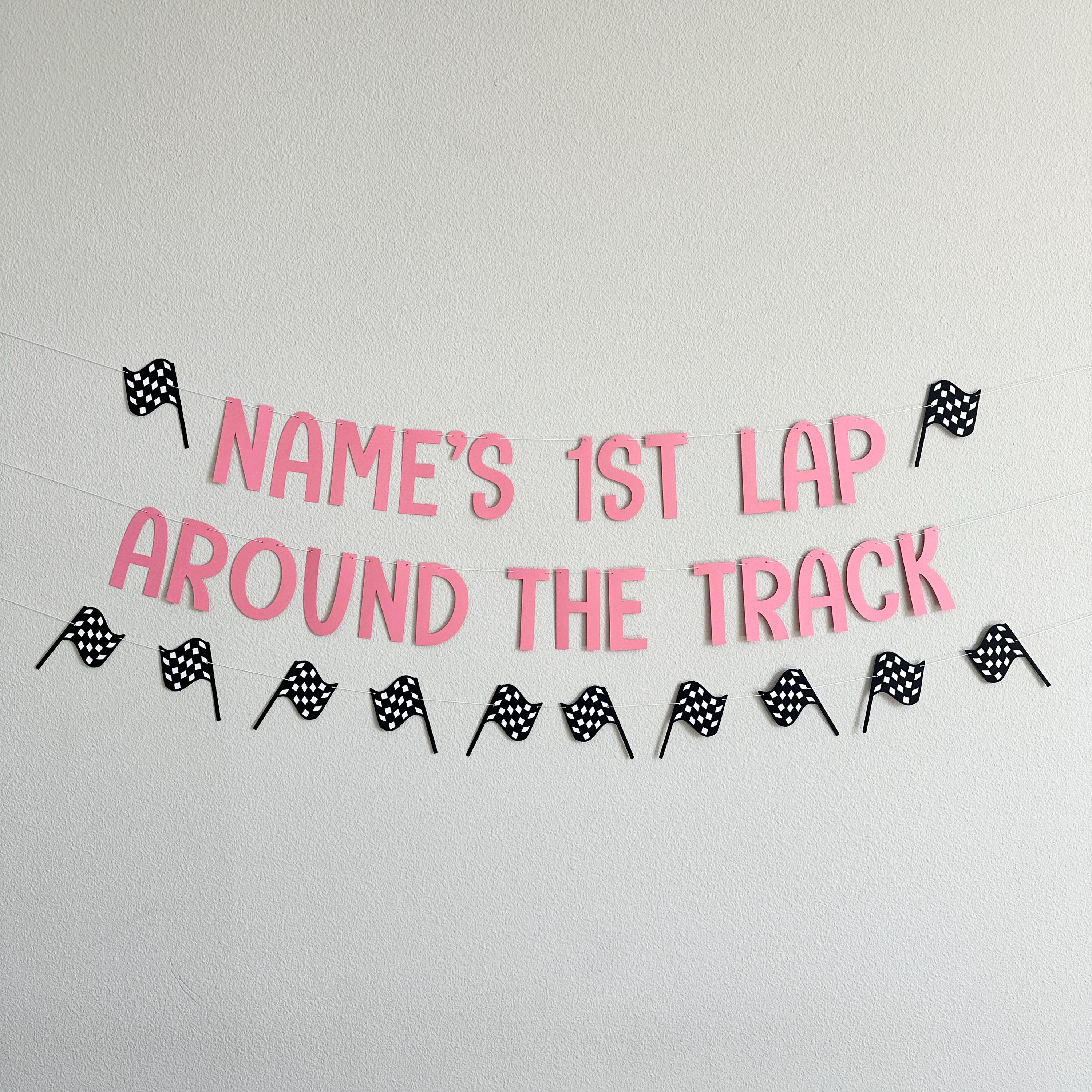 1st Lap Around The Track, Racing 1st Birthday Decorations, 1st Birthday Party, First Birthday Ideas, Girls 1st Birthday Theme Ideas