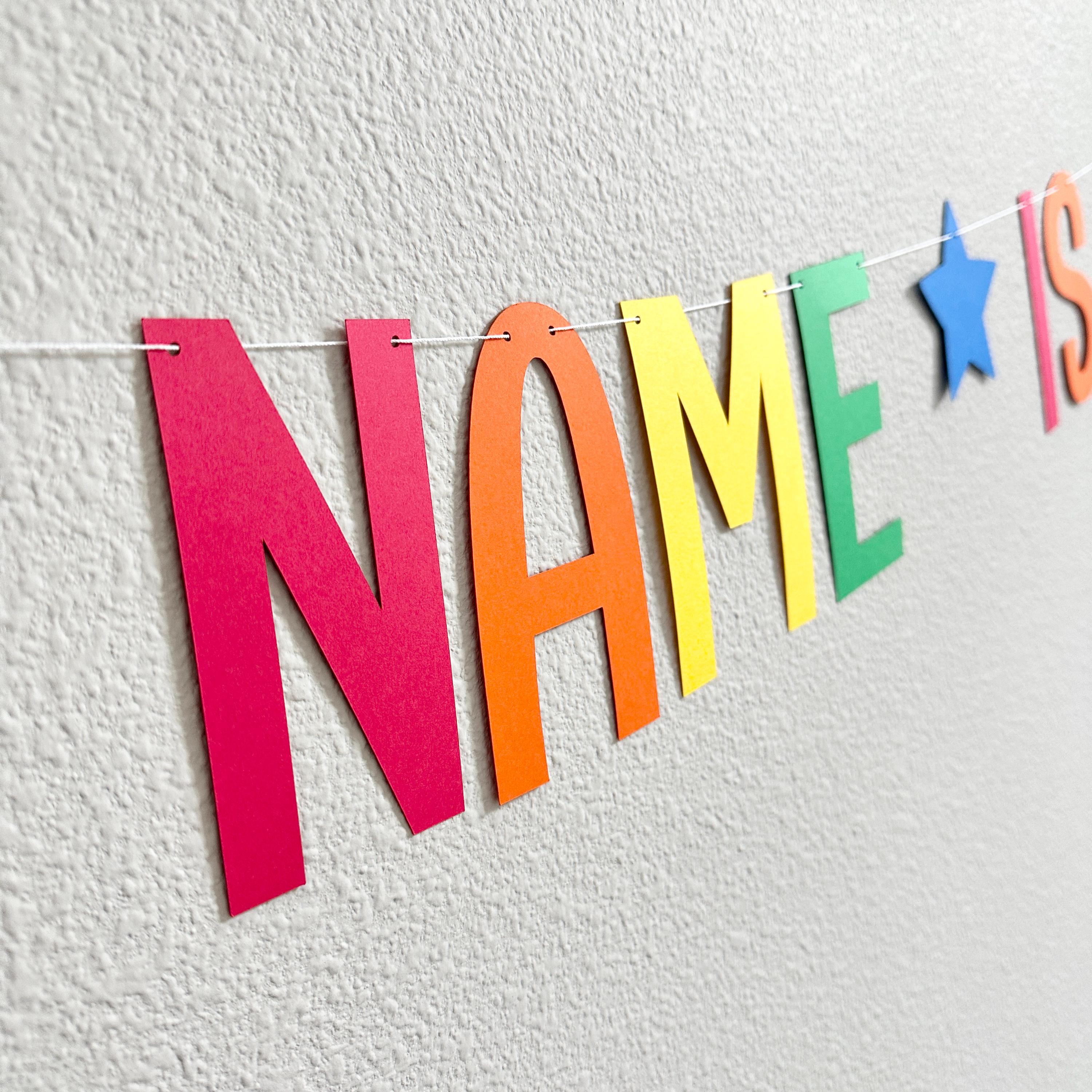 Name Is One Banner, 1st Birthday Banner Rainbow Pastels, Boy&#39;s 1st Birthday Banner, Personalized First Birthday Banner