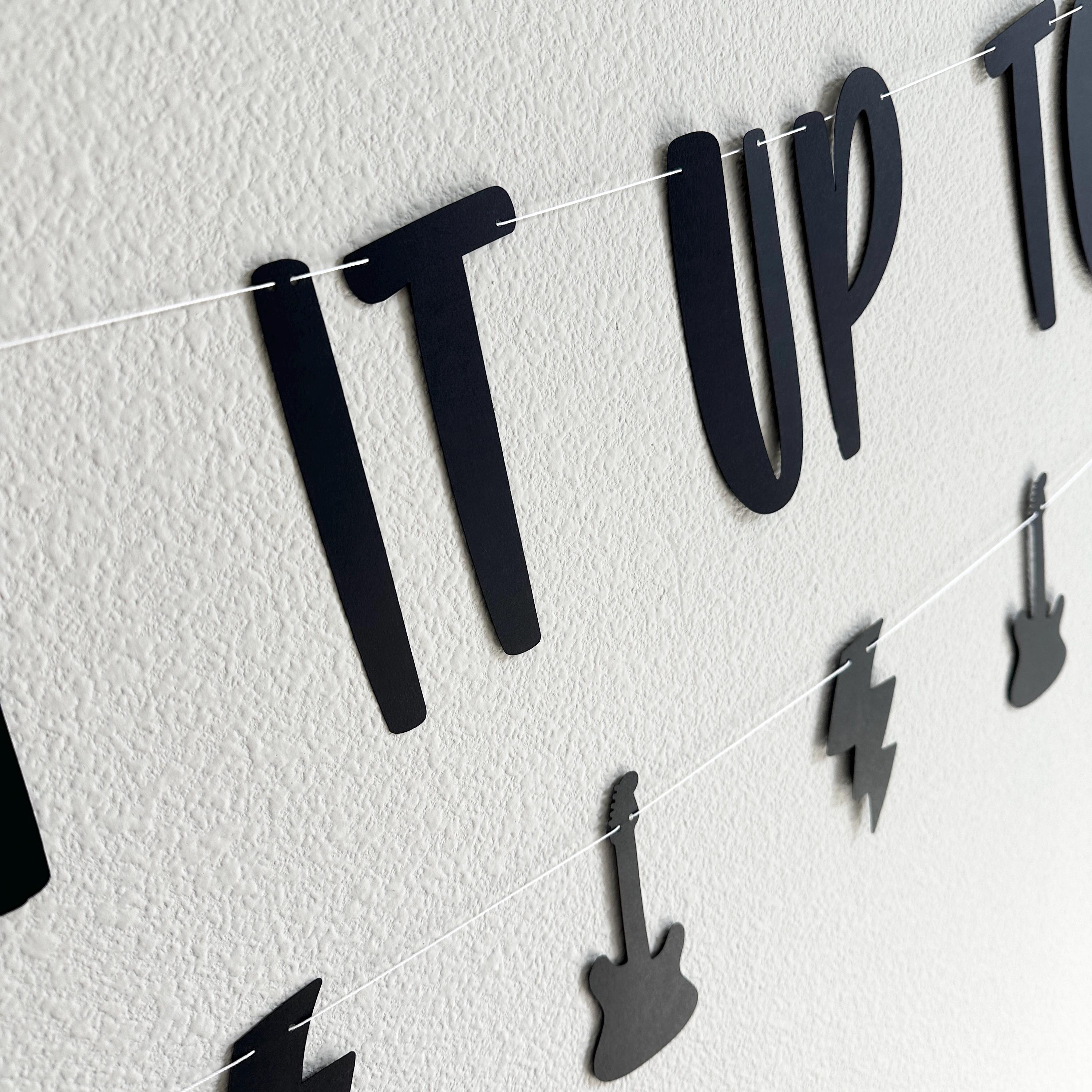 Turn It Up To 11, 11th Birthday Party Theme Ideas, Rock N Roll Themed 11th Birthday Party Decorations, 11th Birthday Ideas