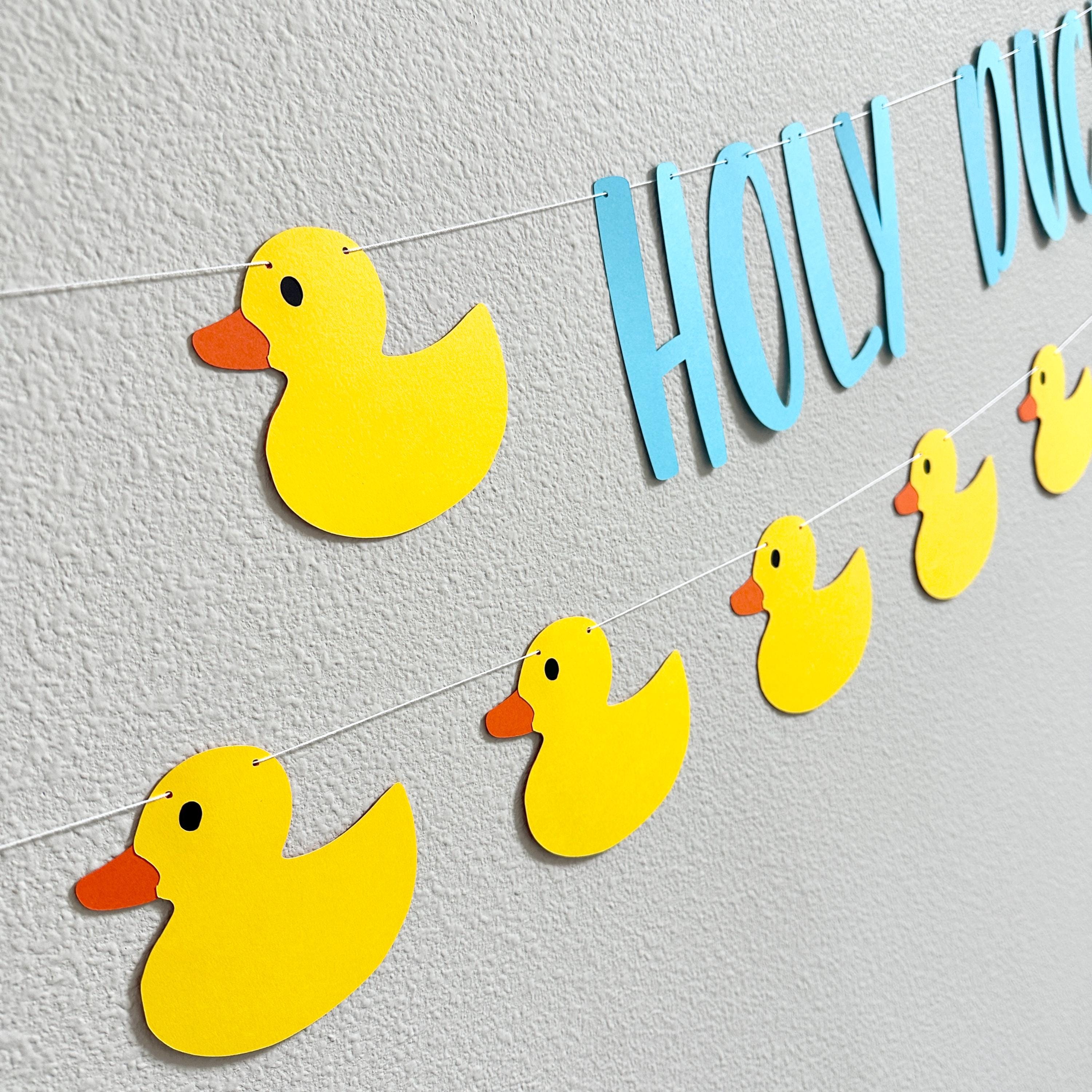 Holy Duck I&#39;m 10, Duck Themed 10th Birthday, Duck Decorations, Duck Birthday, Duck Party, Duck Banner, Custom Duck Banner, Yellow Ducks