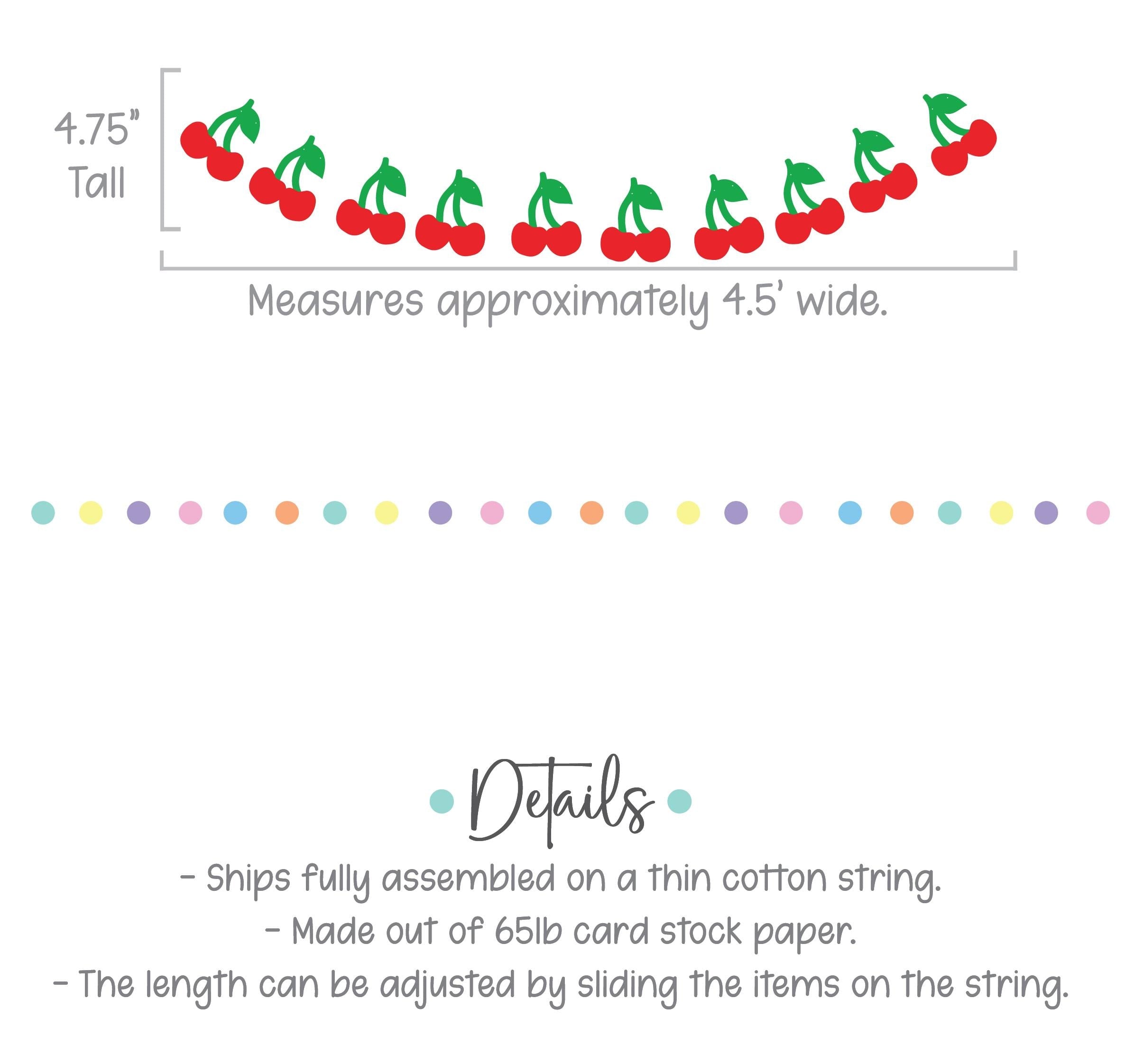 Cherry First Birthday, 1st Birthday Party Decorations, 1st Birthday Theme Ideas, Cherry 1st Birthday Banner, Cherry Birthday Party