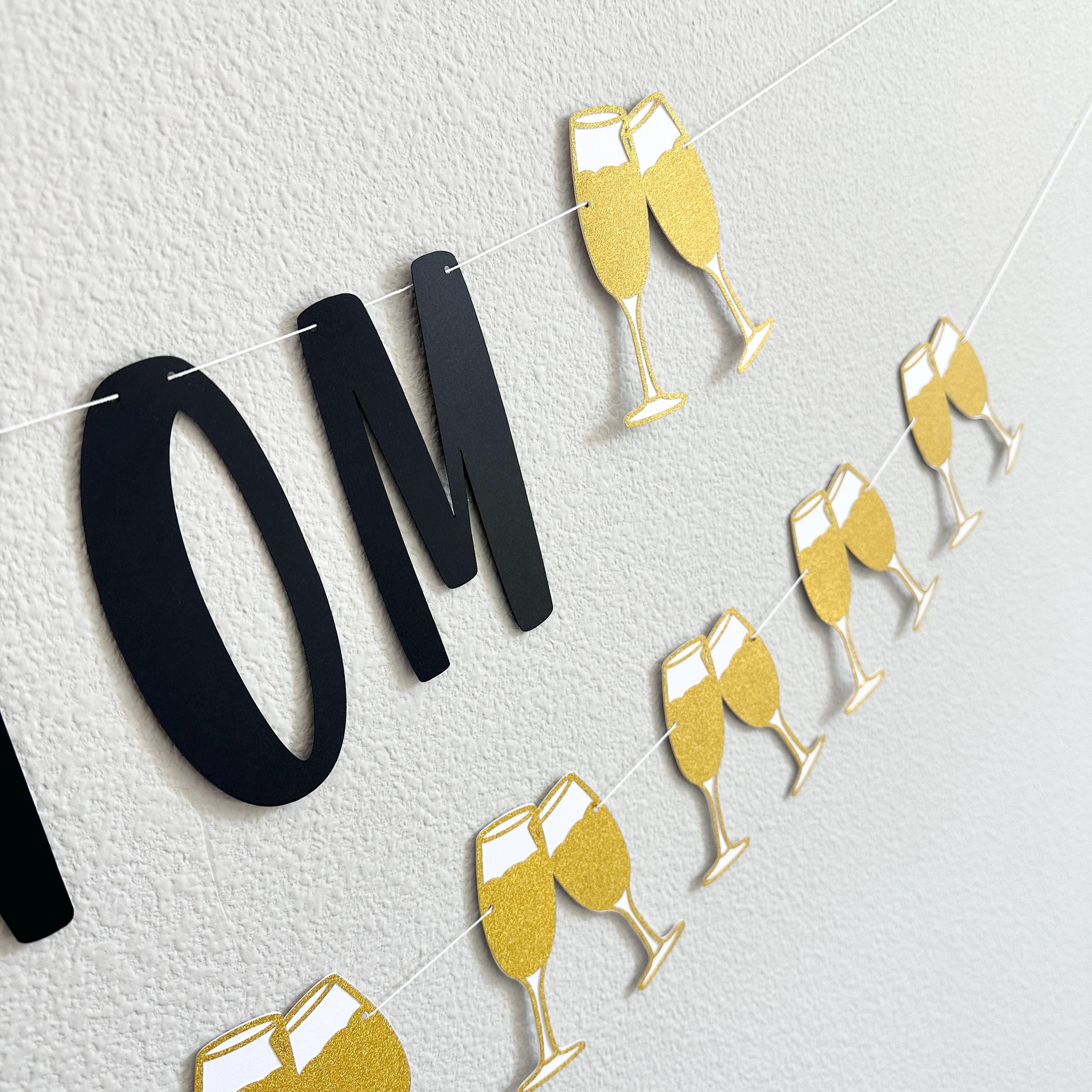 Custom Champagne Banner, Cheers Banner, Toasting Banner, Last Toast On The Coast, Cheers Decorations, Bachelorette Decorations