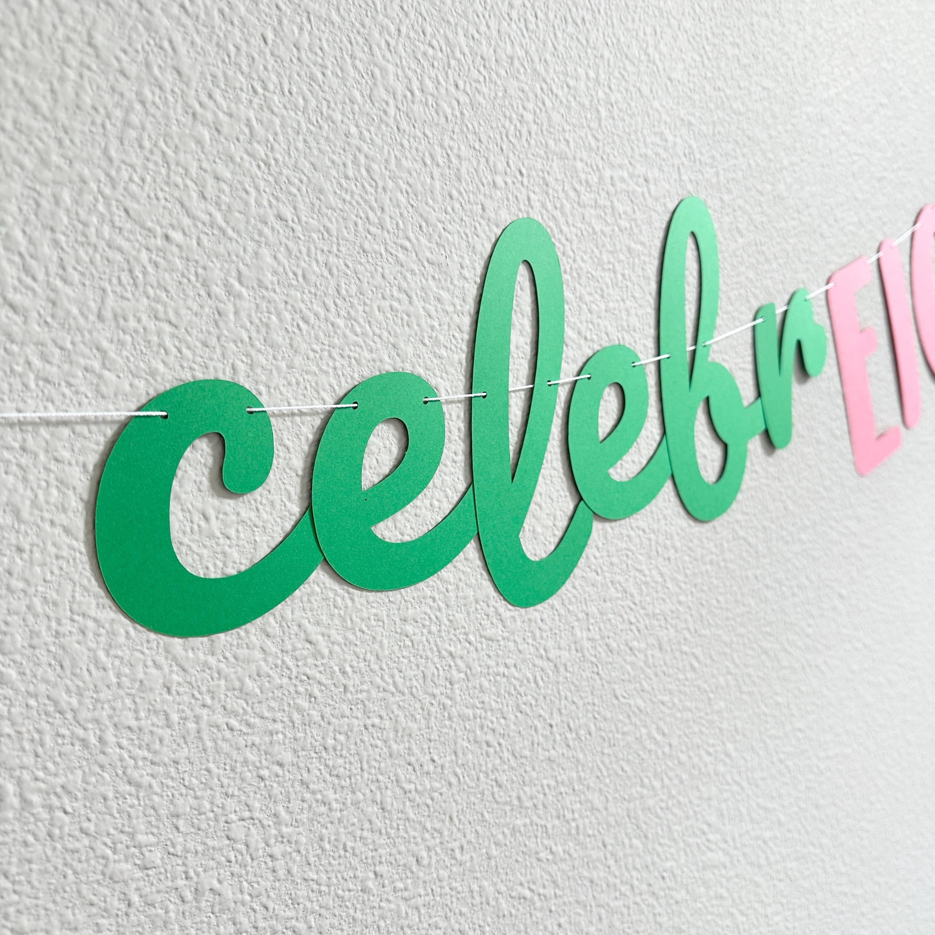 CelebrEIGHT, 8th Birthday Banner, Eighth Birthday, 8th Birthday Party, 8th Birthday Theme Ideas, 8th Birthday Party Decorations