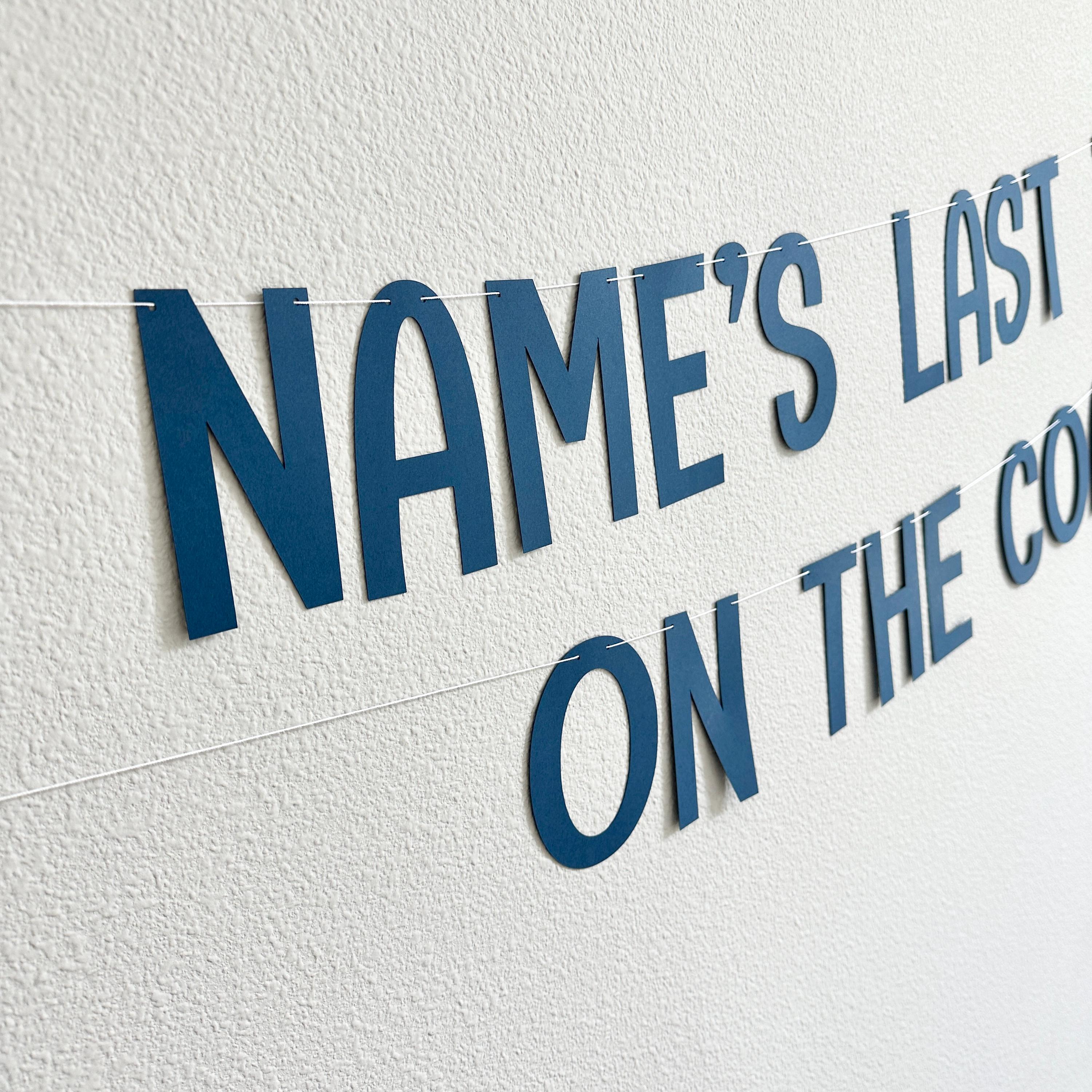 Name&#39;s Last Toast On The Coast, Bachelorette Party, Beach Bachelorette, Yacht Bachelorette, Bridal Shower On The Coast, Something Blue