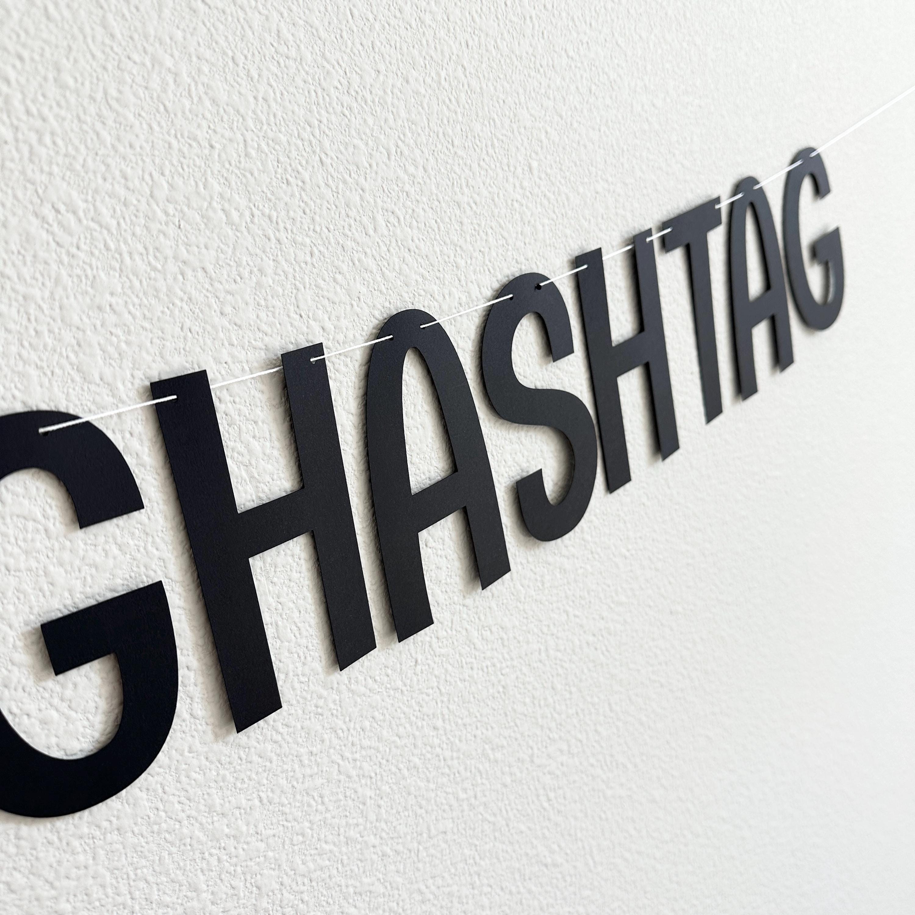 Wedding Hashtag Banner, #Wedding Hashtag Sign, Custom Hashtag Decorations, Wedding Sign, Couple Wedding Hashtag Decoration