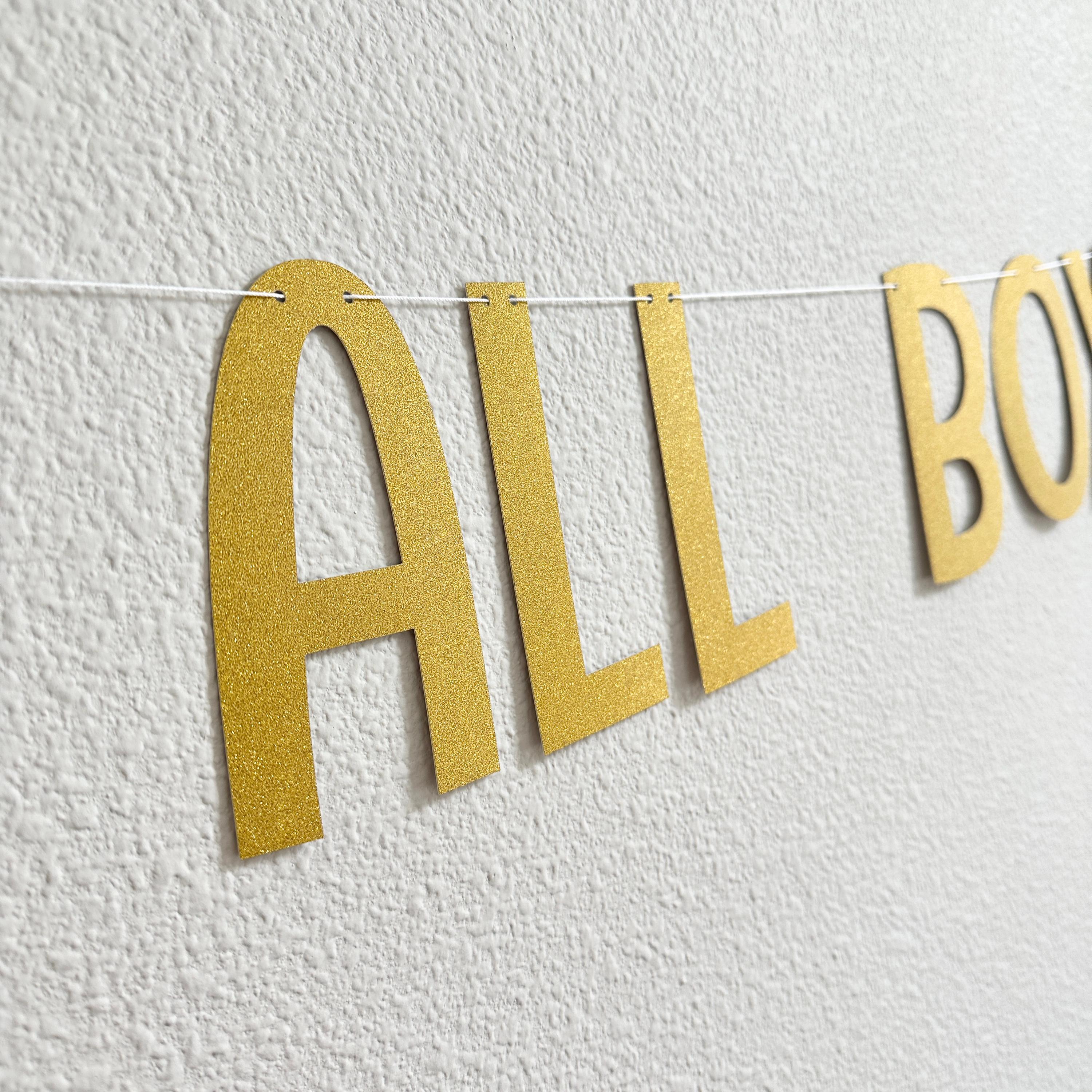 All Boxes Checked Banner, Bridal Shower Decorations, Bachelorette Party Trends, Bachelorette Decorations, All Boxes Checked Decorations