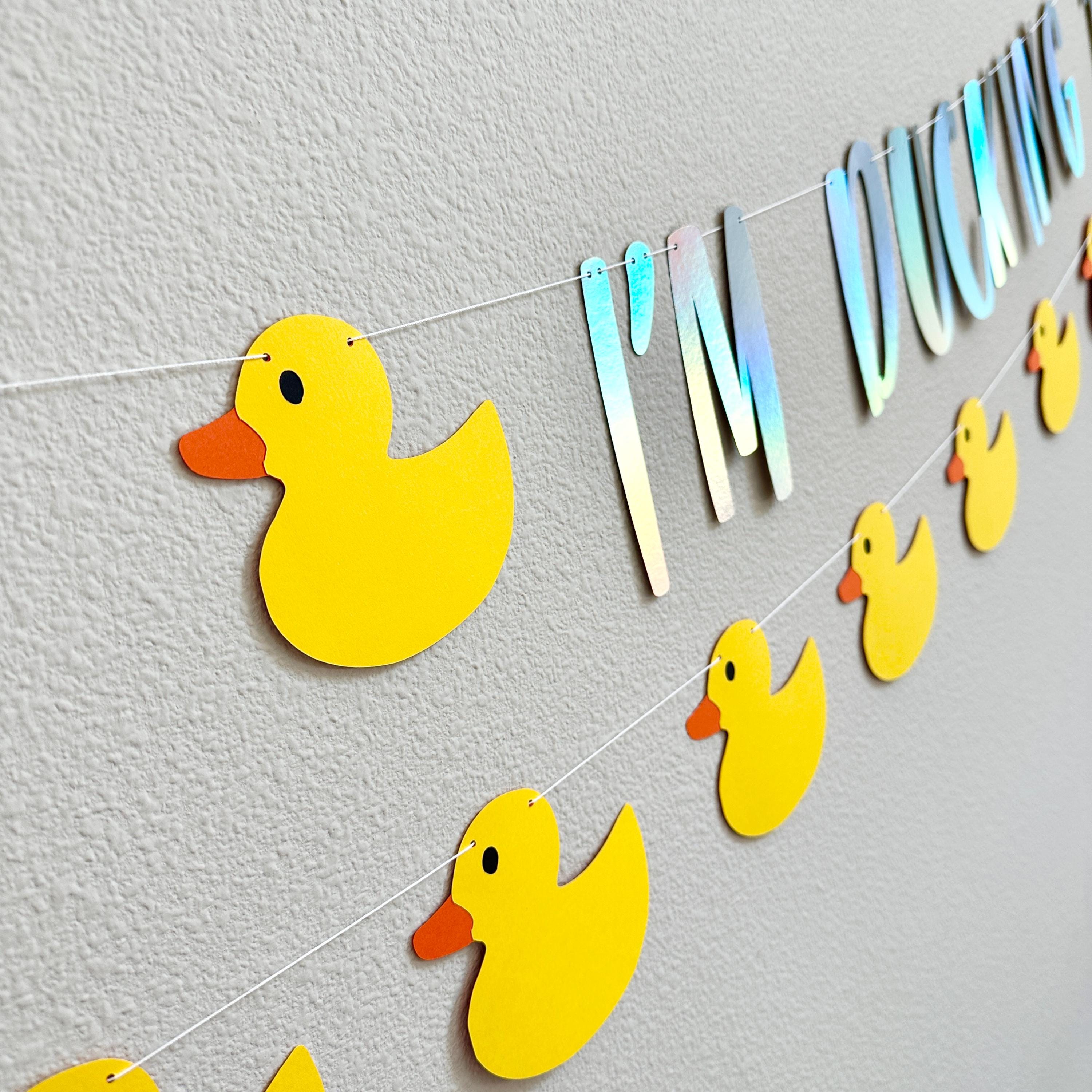 I&#39;m Ducking 15, 15th Birthday Party Banner, 15th Birthday Party Theme Ideas, Duck 15th Birthday Decorations, Fifteen