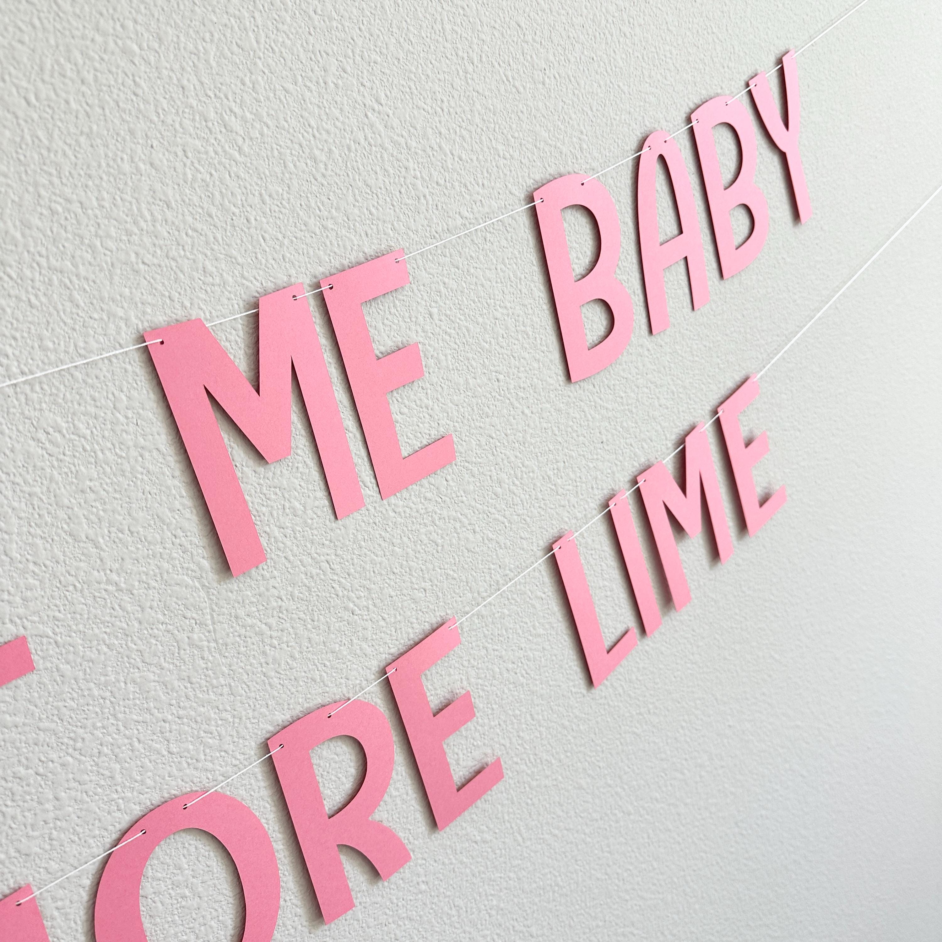 Squeeze Me Baby One More lime, Squeeze Me Baby One More Lime Banner, Bachelorette Party, Bridal Shower Decorations