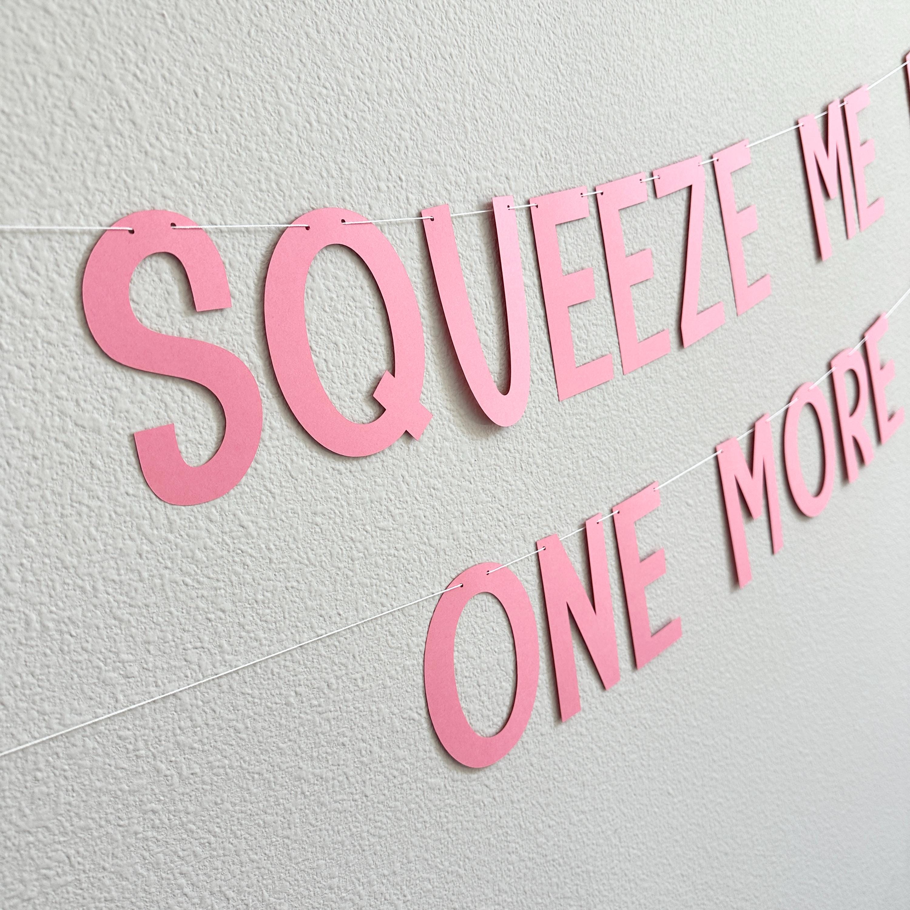 Squeeze Me Baby One More lime, Squeeze Me Baby One More Lime Banner, Bachelorette Party, Bridal Shower Decorations