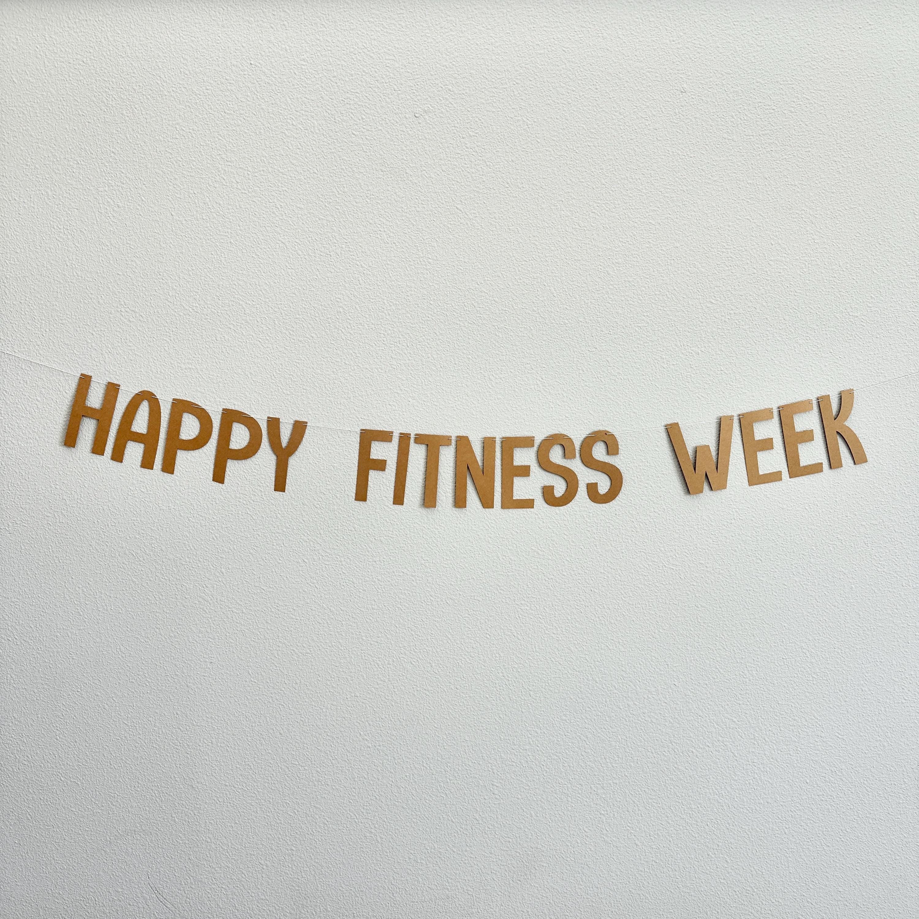 Happy Fitness Week, Fitness Week Decorations, Fitness Week Banner, Fitness Week Celebration Decorations