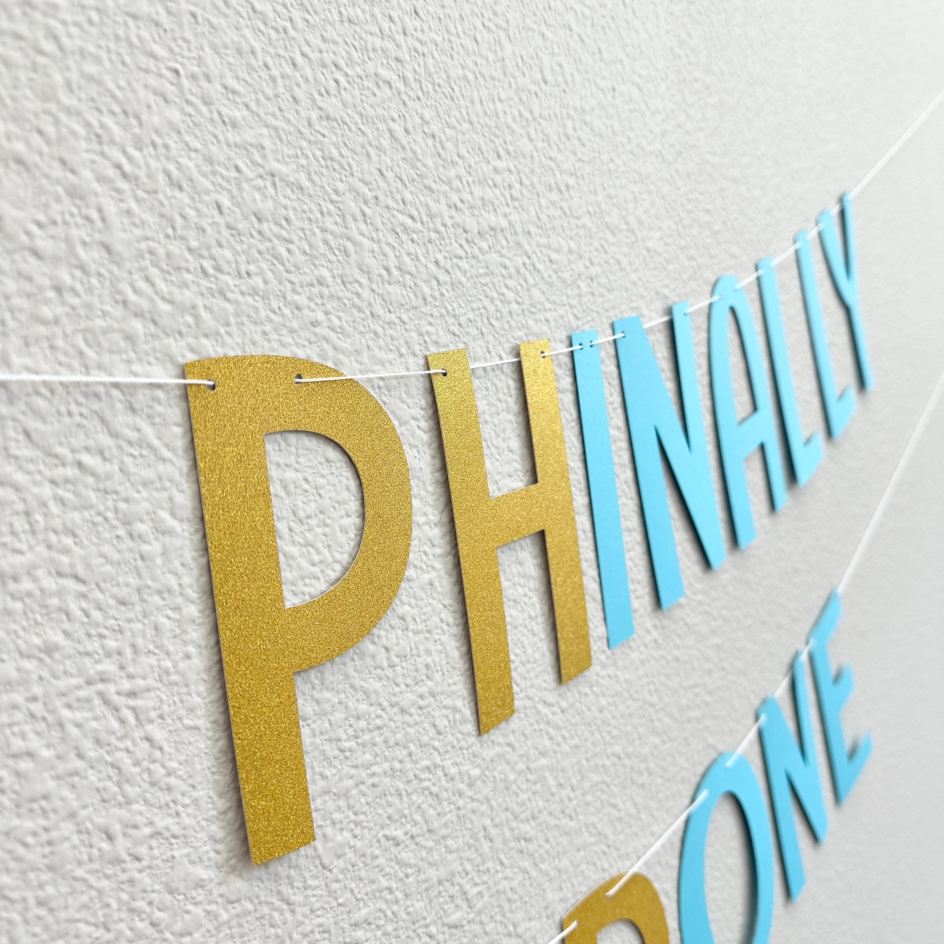 Phinally Done Banner, PHD Graduation Gift, Phinally Done, Unique Doctorate Celebration Decor, PHD Graduation Party