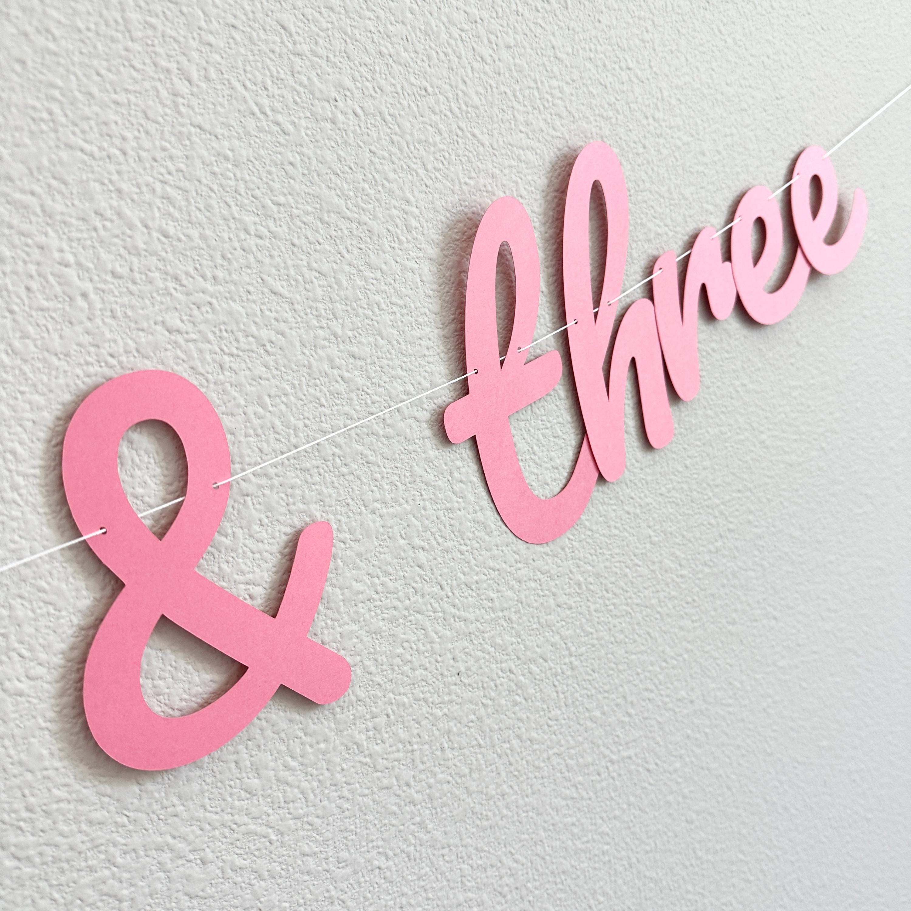 Young Wild & Three, Young Wild and Three Banner, 3rd Birthday Party, 3rd Birthday Banner, 3rd Birthday Party Decor