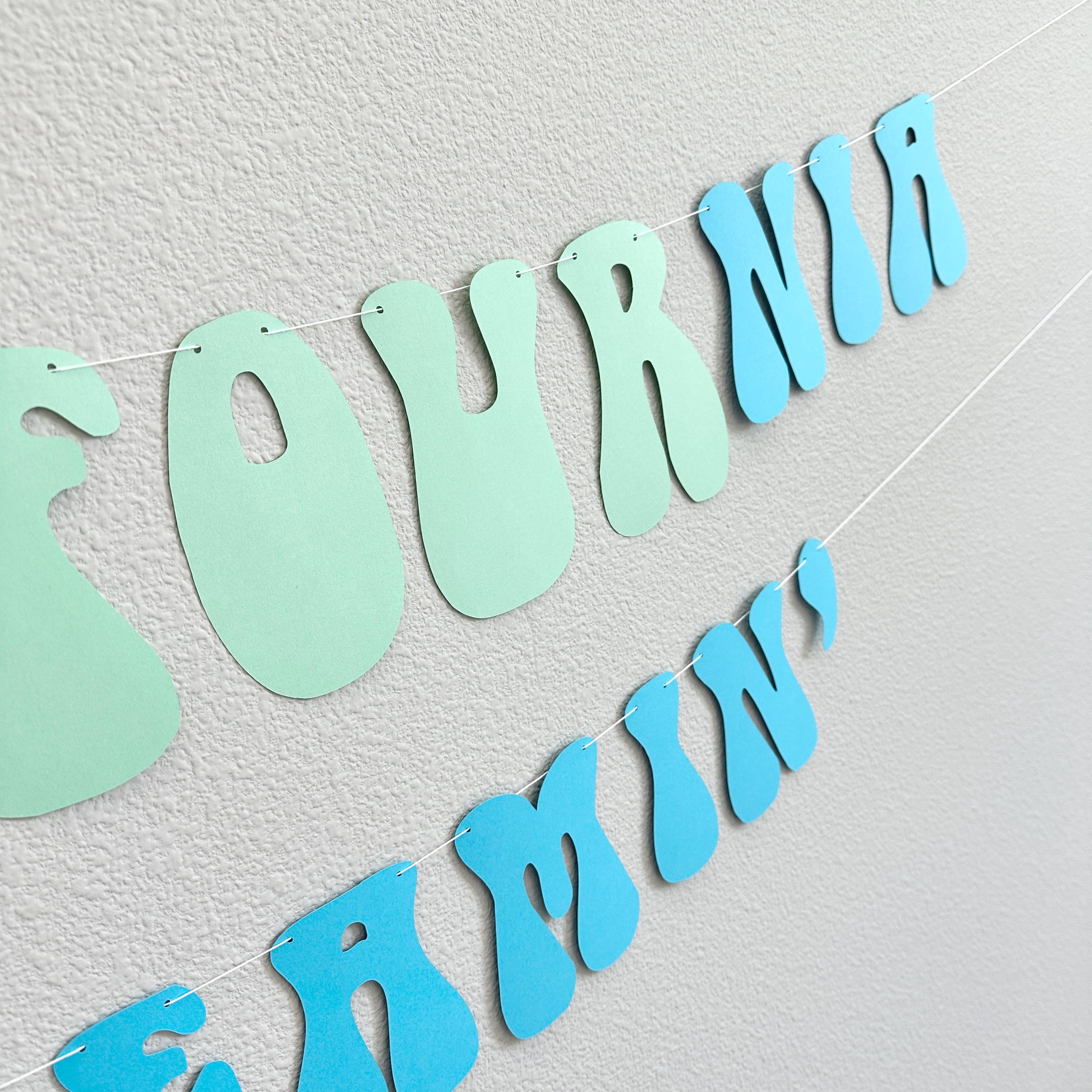 CaliFOURnia Dreamin&#39;, 4th Birthday Decorations, 4th Birthday Party, California Themed Fourth Birthday Party Decorations