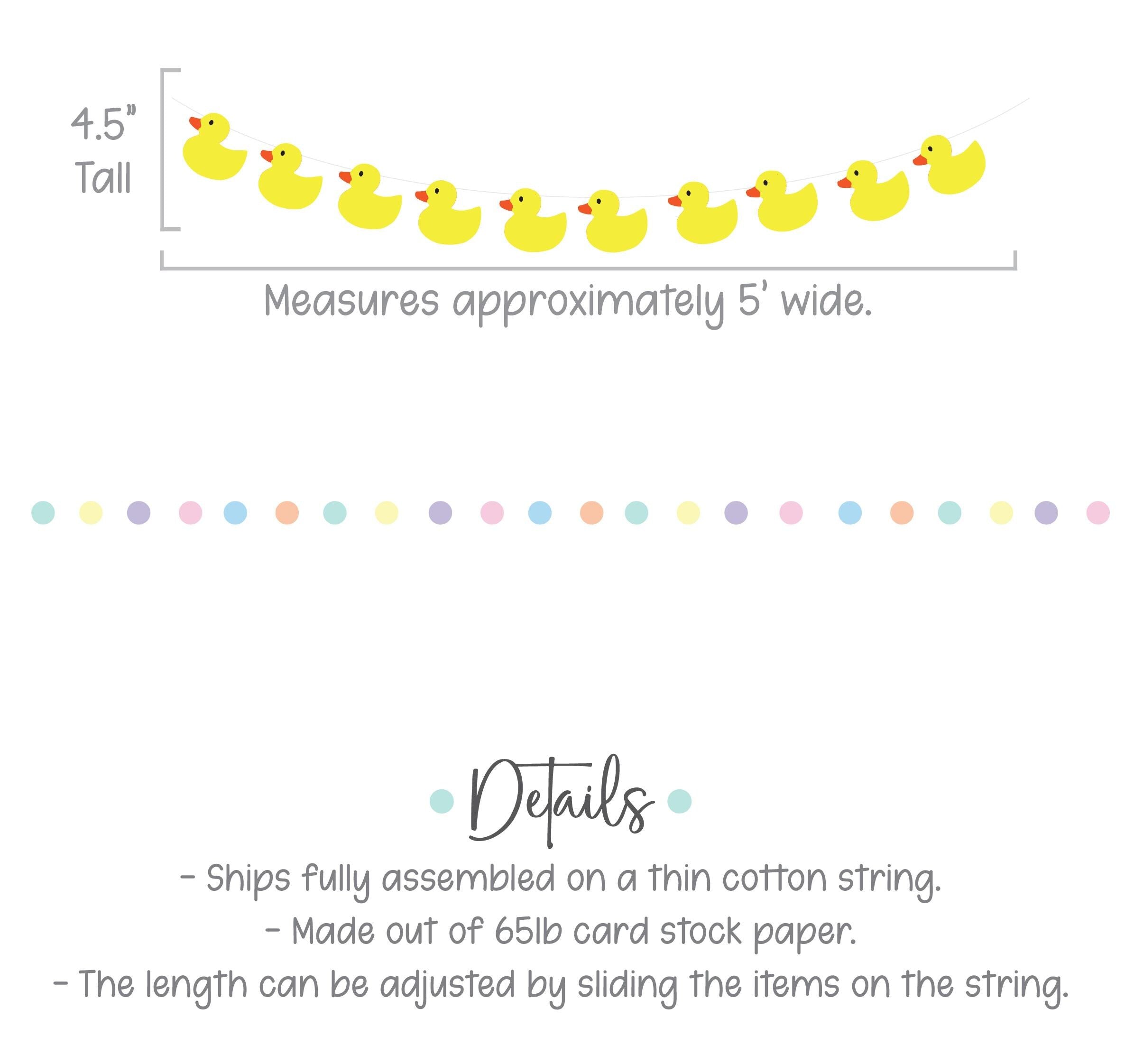 Oh Duck I&#39;m 3, Rubber Duck Themed 3rd Birthday Decorations, 3rd Birthday Party Ideas, Oh Duck Birthday, Duck Birthday Banner