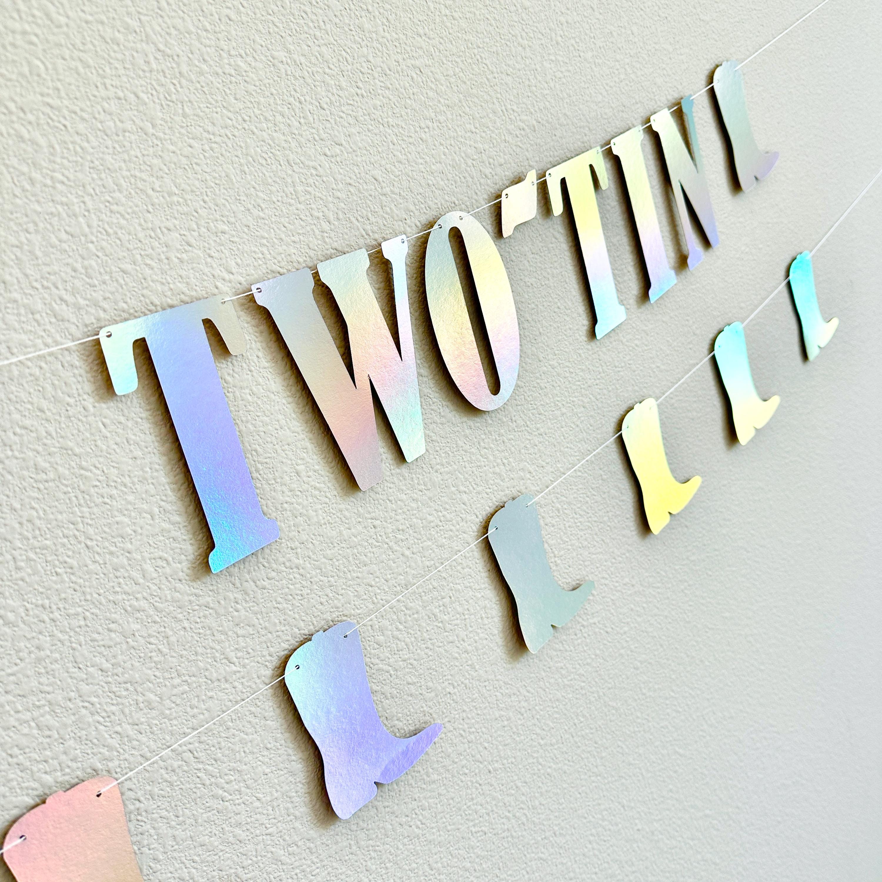 Rootin&#39; Two-Tin, Rootin&#39; Two-Tin Birthday Party Decorations, Cowboy Themed 2nd Birthday Banner, 2nd Birthday Theme Ideas