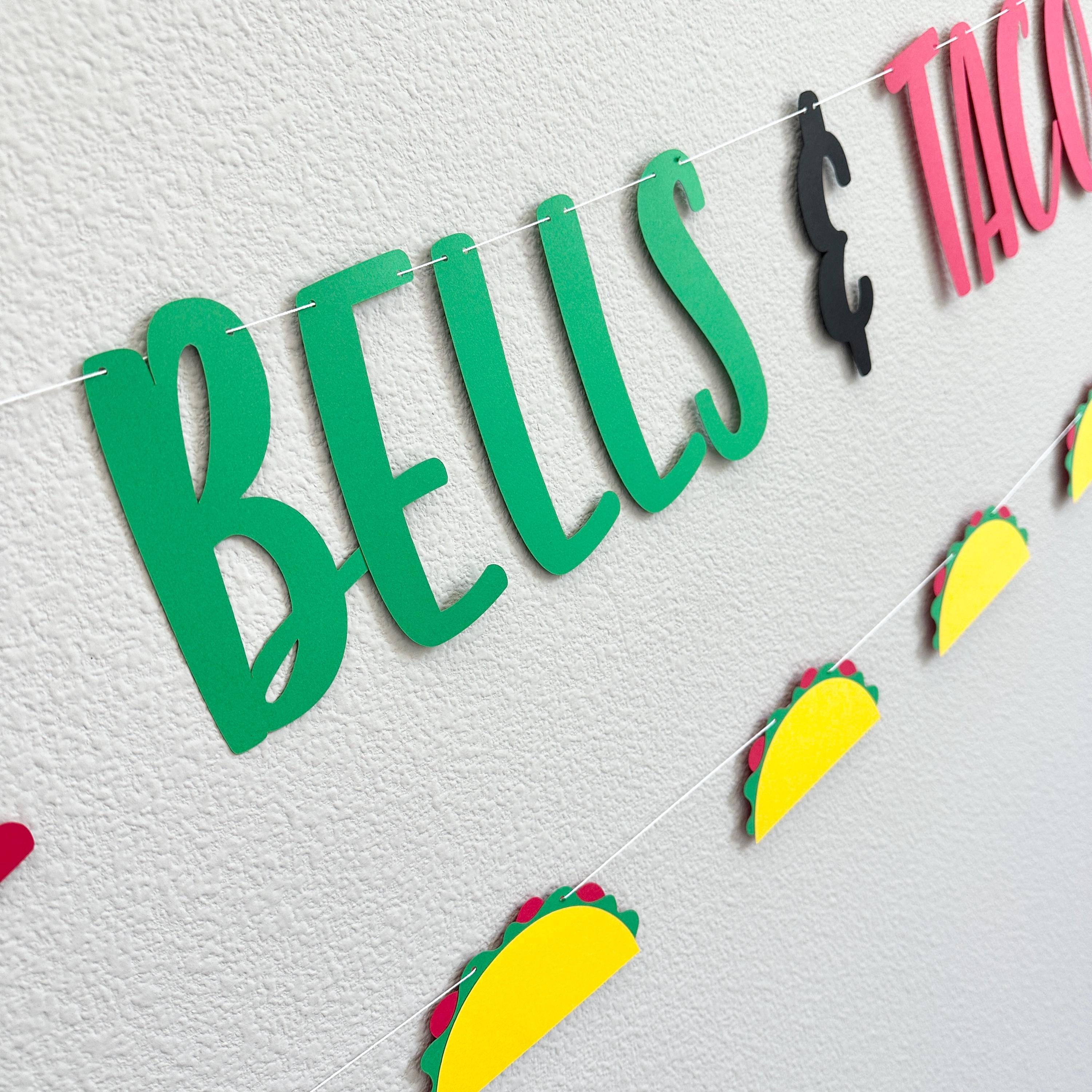 Jingle Bells & Taco Shells, Jingle Bells and Taco Shells Banner, Christmas Fiesta, Fiesta Themed Christmas, Christmas Taco Party Theme