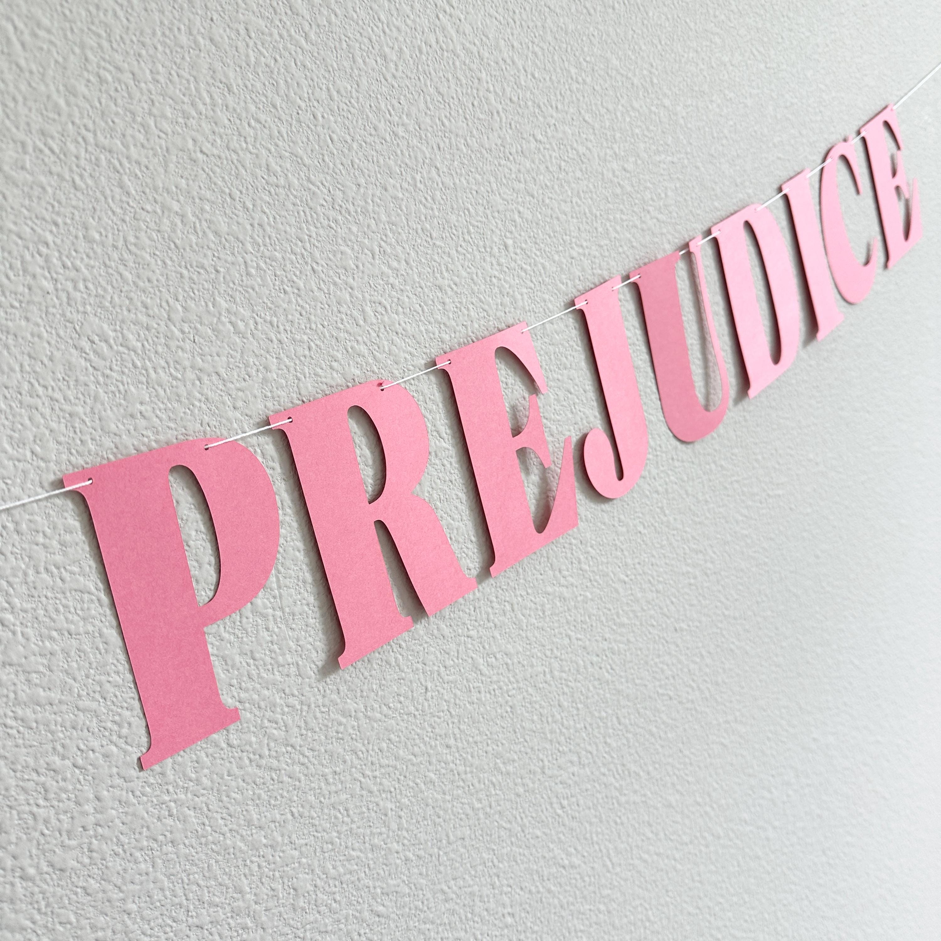 Bride & Prejudice, Bride and Prejudice Banner, Bride and Prejudice Theme, Bachelorette Theme Ideas, Bridal Shower Banner