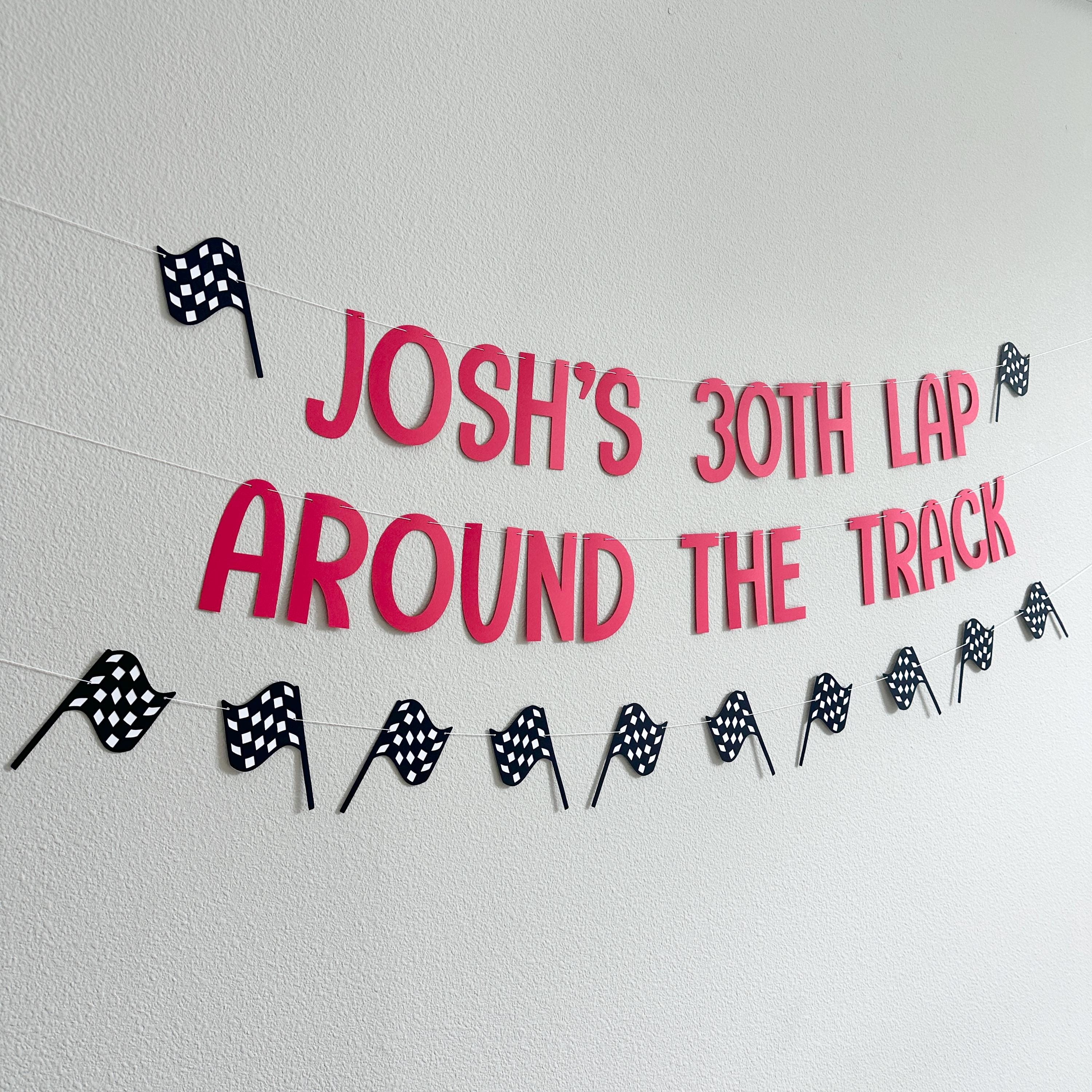 30th Lap Around The Track, Racing 30th Birthday Decorations, 30th Birthday Party, 30th Birthday Ideas, 30th Lap Around The Track