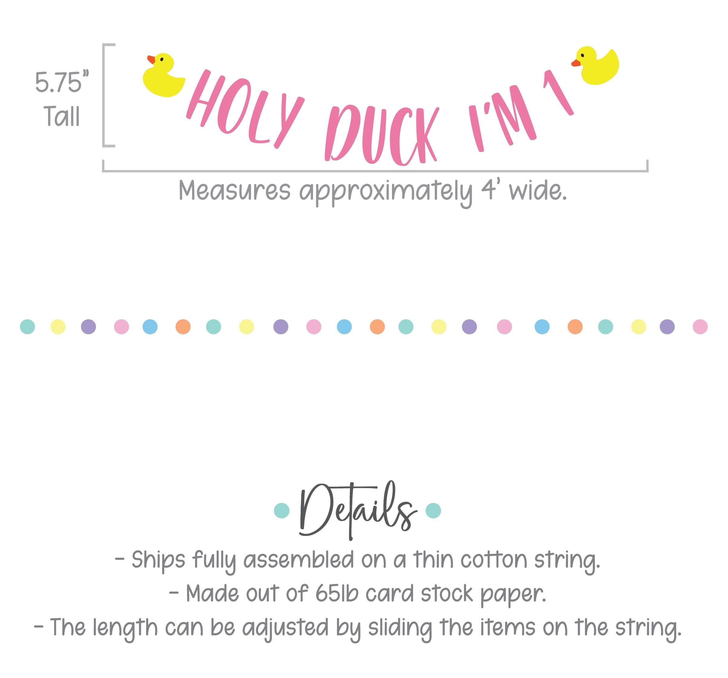 Holy Duck I&#39;m 1, Duck Birthday, First Birthday, 1st Birthday Party Theme Ideas, Rubber Duck Theme, Yellow Ducks