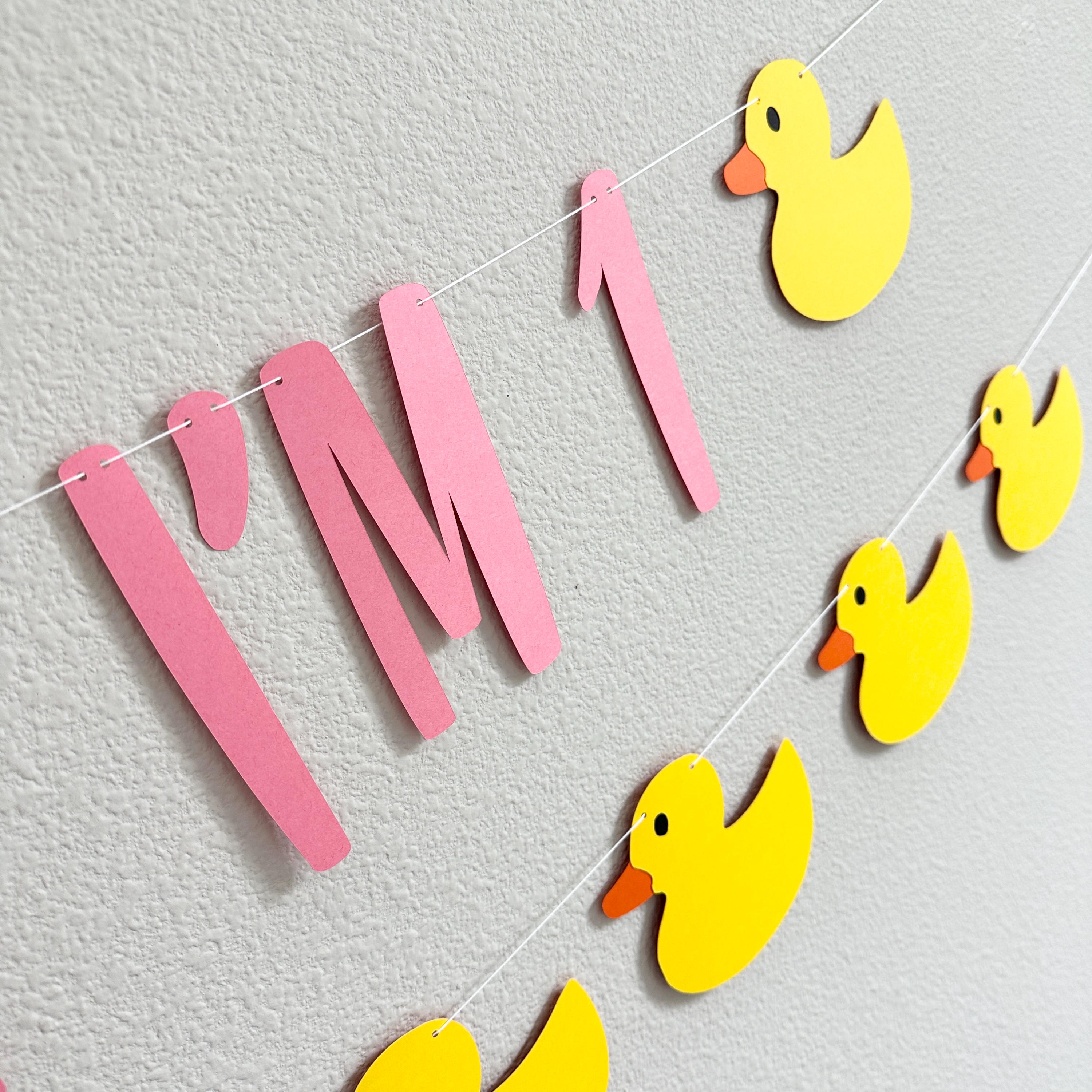Holy Duck I&#39;m 1, Duck Birthday, First Birthday, 1st Birthday Party Theme Ideas, Rubber Duck Theme, Yellow Ducks