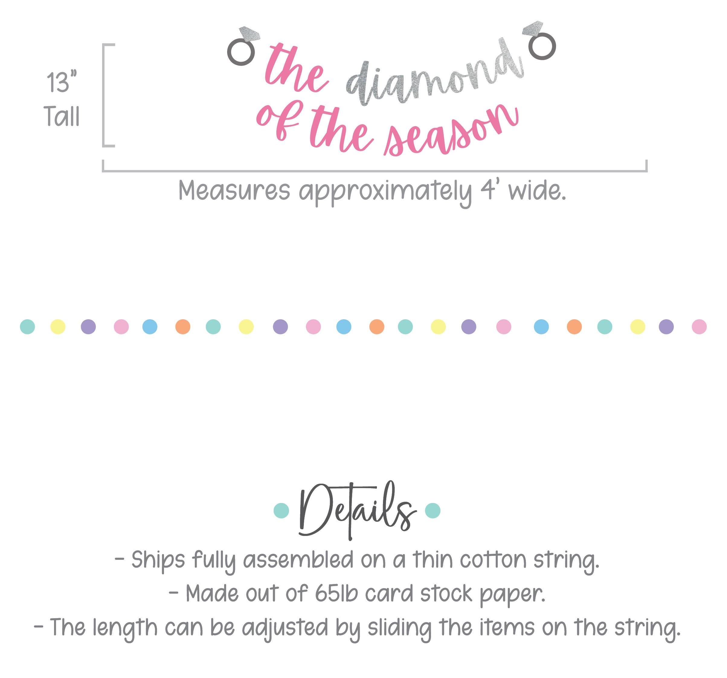 The Diamond Of The Season, Bachelorette Party Theme Ideas, Diamond Bachelorette Decorations, She&#39;s The Diamond Of The Season