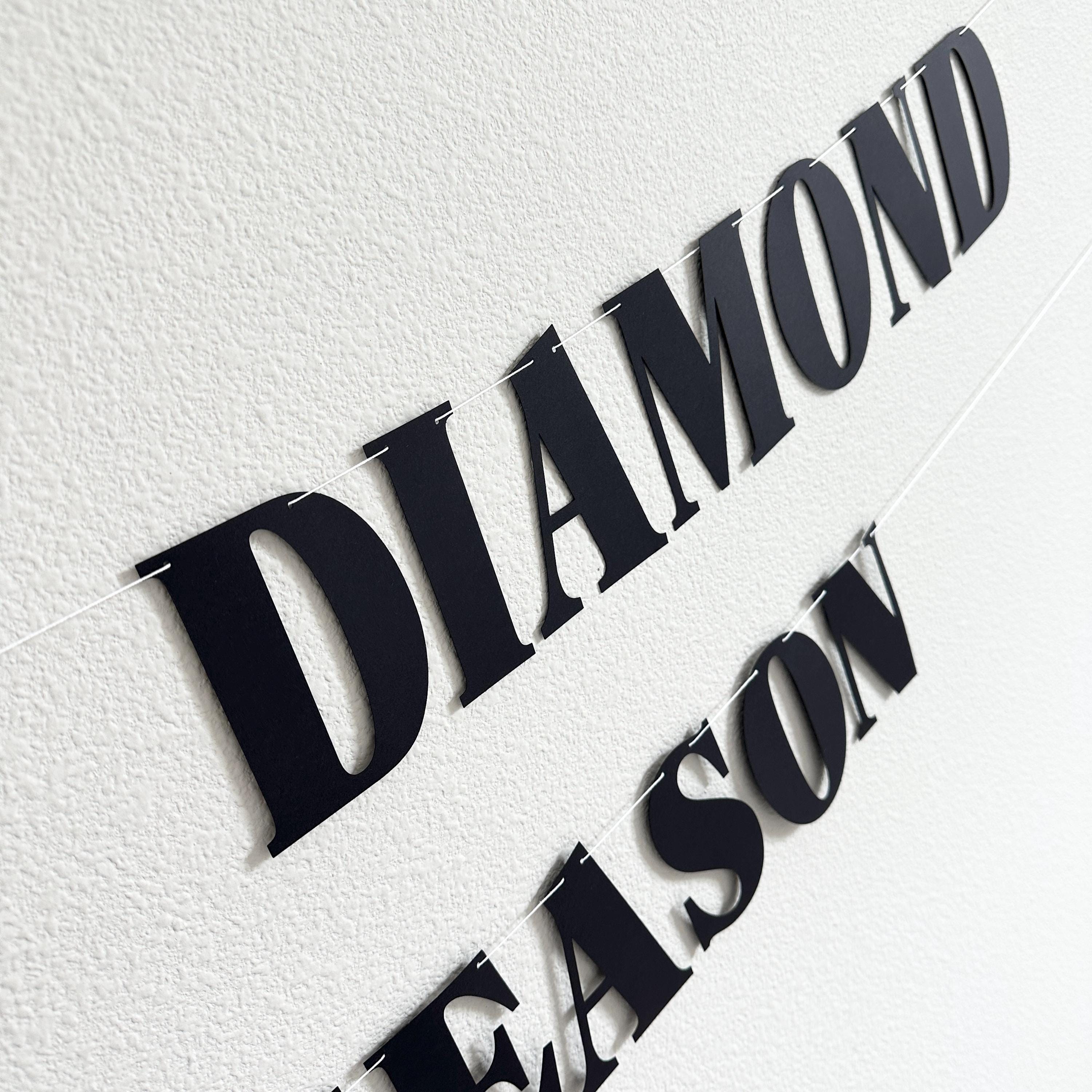 She&#39;s The Diamond Of The Season, Diamond Of The Season Party Decorations, Diamond Themed Bachelorette Party, Diamond Bridal Shower