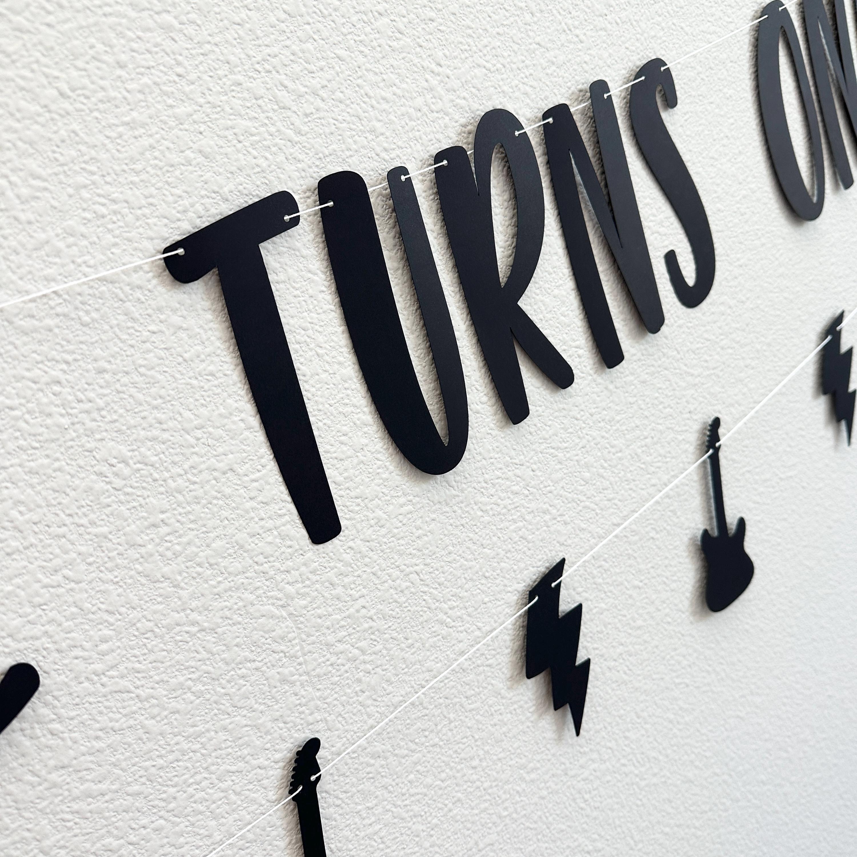 A Rebel Turns One, Rock N&#39; Roll Themed 1st Birthday, Rebel 1st Birthday Decorations, Rock Birthday, Tough 1st Birthday Party