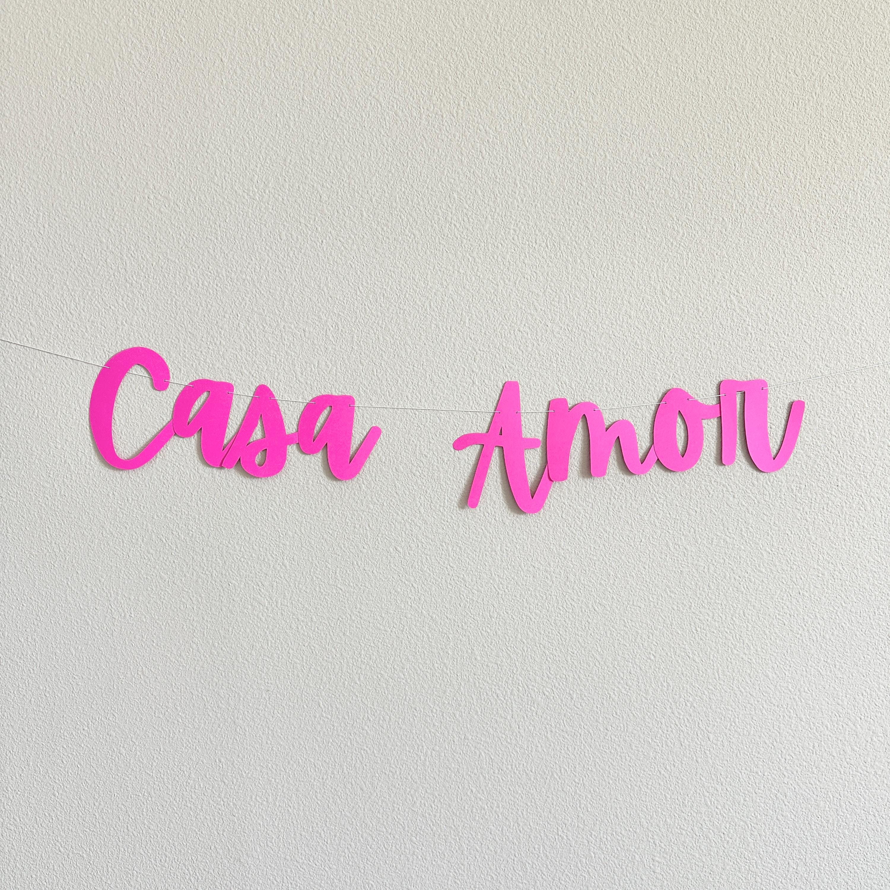 Casa Amor, Casa Amor Decorations, House Of Love Theme Party, Casa Amor Banner, Casa Amor Backdrop, Casa Amor Theme