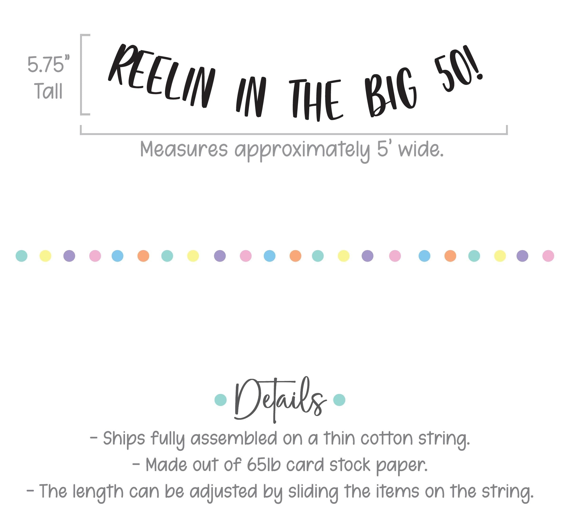 Reelin In The Big 50!, 50th Birthday Ideas, 50th Birthday Party, Fishing Themed Birthday Decorations, Men&#39;s Birthday Decorations