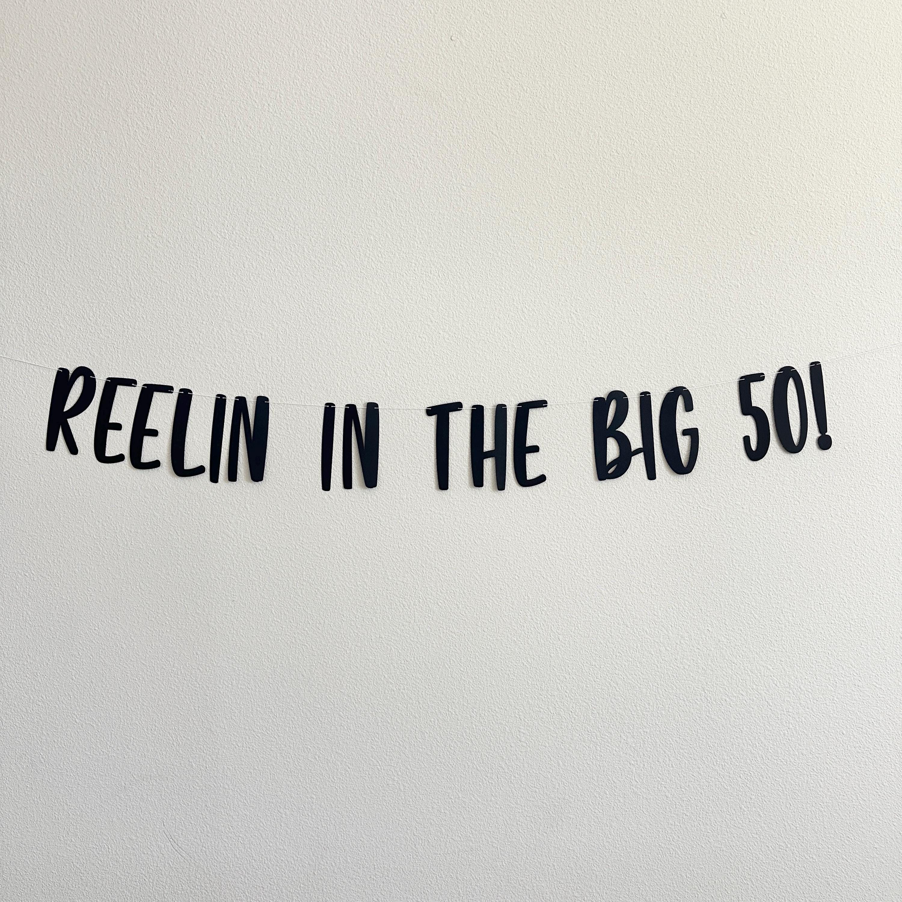 Reelin In The Big 50!, 50th Birthday Ideas, 50th Birthday Party, Fishing Themed Birthday Decorations, Men&#39;s Birthday Decorations